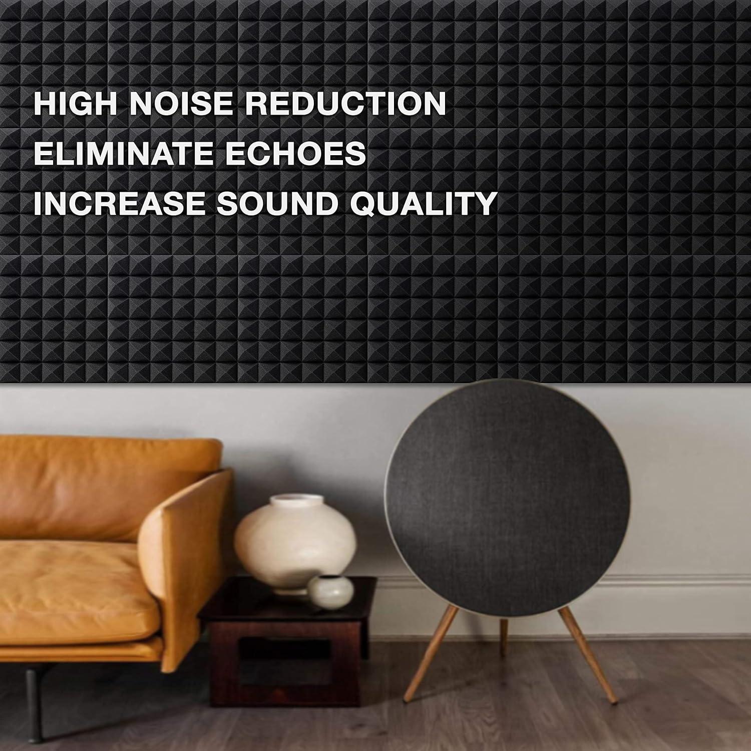 Paneles Acústicos Sonic Acoustics 24 Piezas 2"x30.48cm