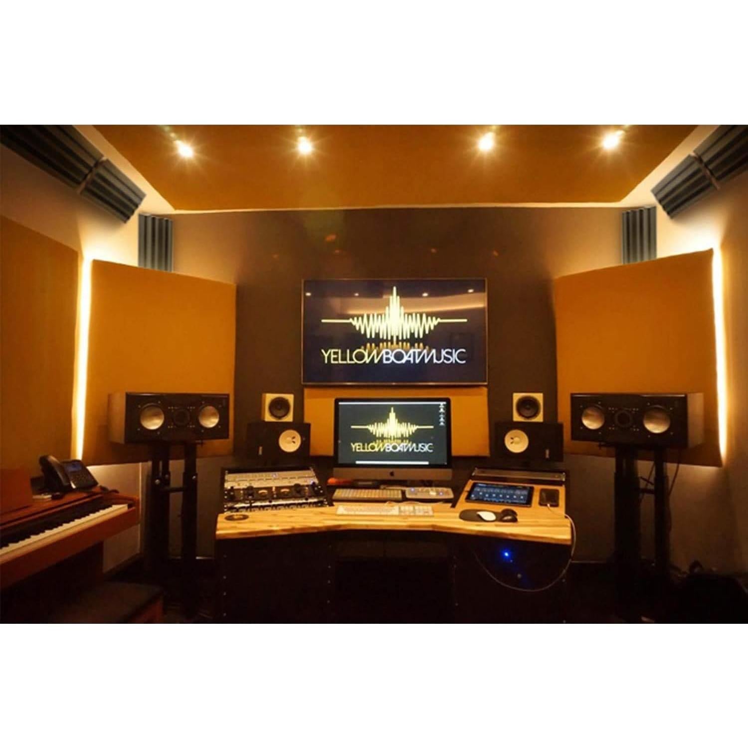 Paquete de 52 Paneles Acústicos YDHTDLHC 30x30 cm Alta Densidad