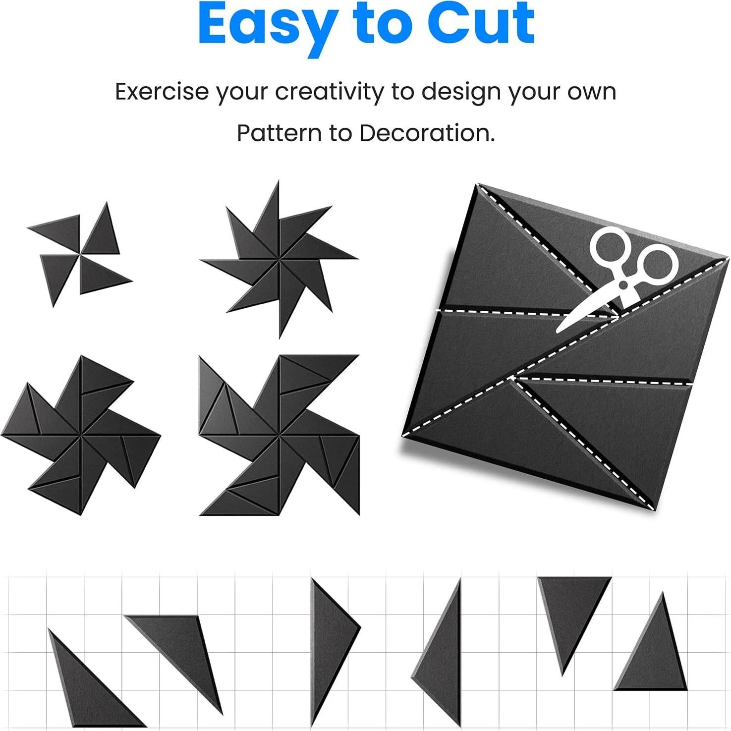 Paneles Acústicos Autoadhesivos Lebenforce 20 Piezas 30.48x30.48cm