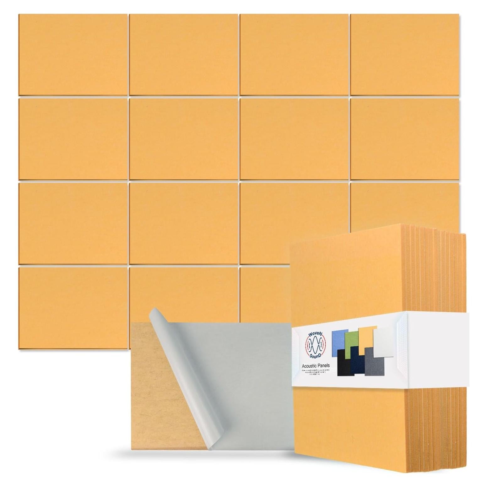 Paneles Acústicos Woven Sound 16 Piezas 40.6x30.5 cm Gris