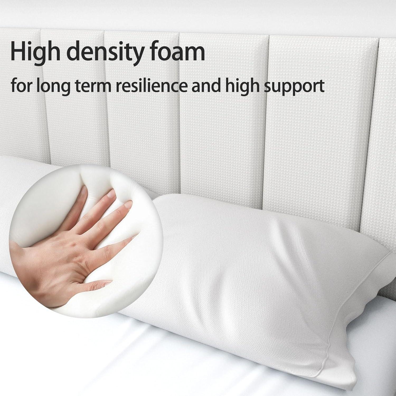 Cabecera Tapizada Beige Greymond Panel Acústico 4 Unidades