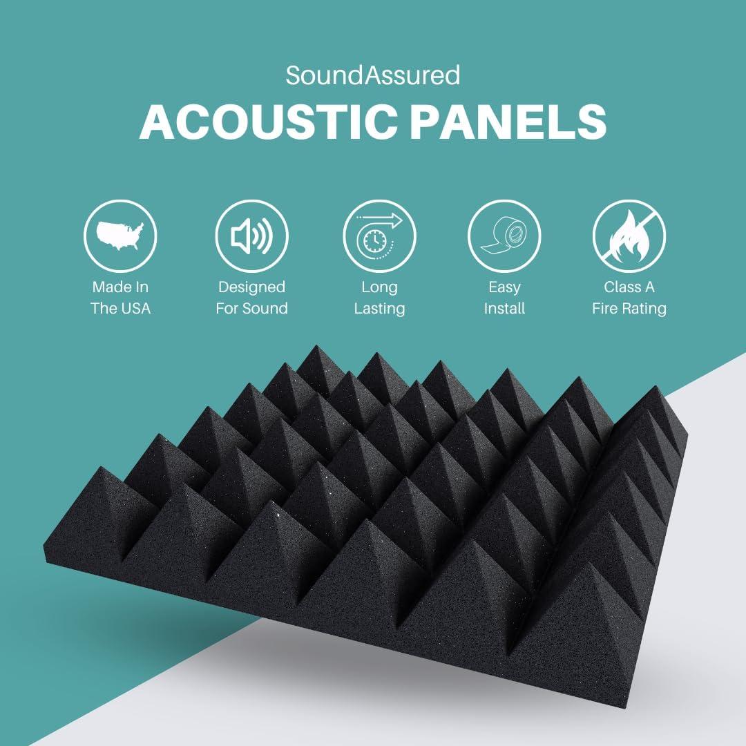 Paneles Acústicos SoundAssured 30x30 cm - Aislante Sonido