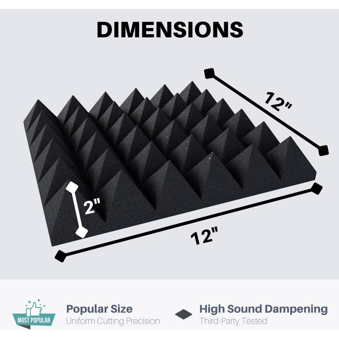 Paneles Acústicos SoundAssured 30x30 cm - Aislante Sonido