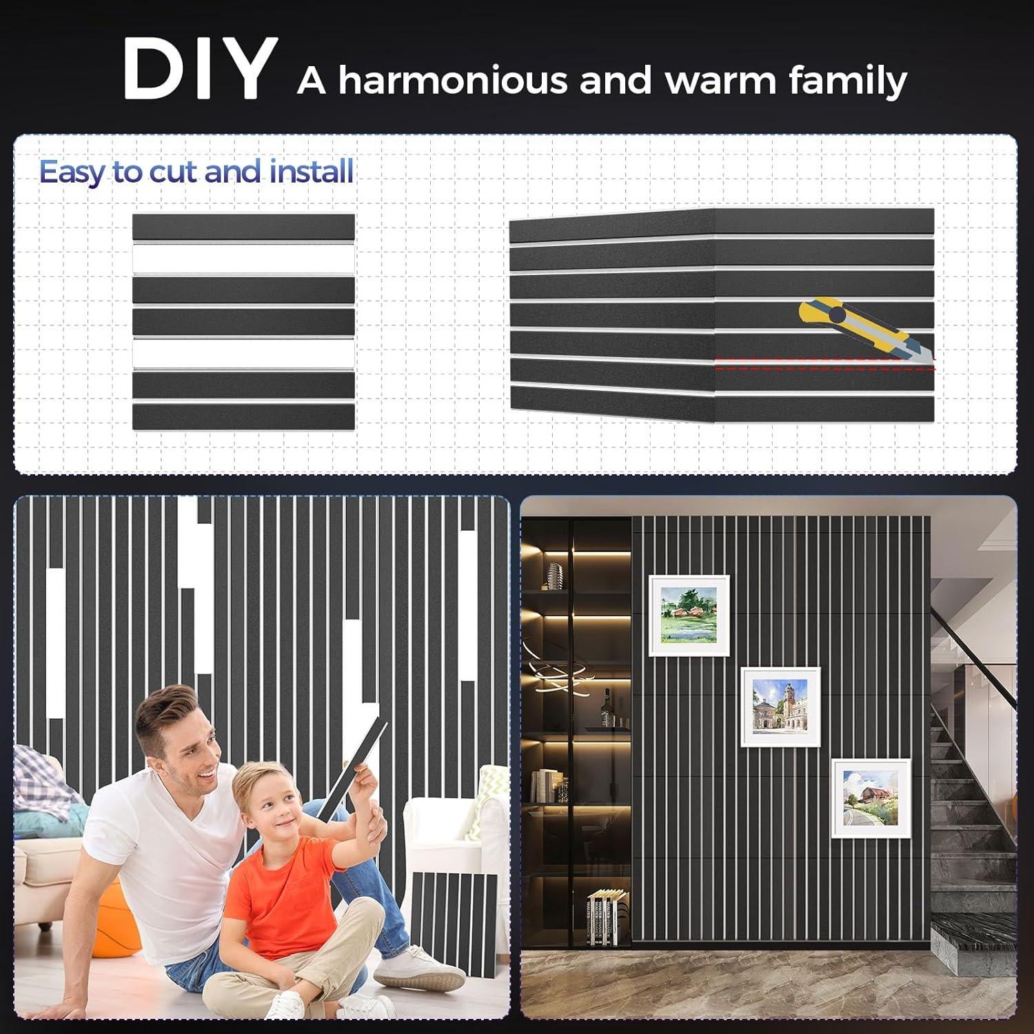 Paquete de 6 Paneles Aislantes de Sonido BSHEAD 61x30.5cm