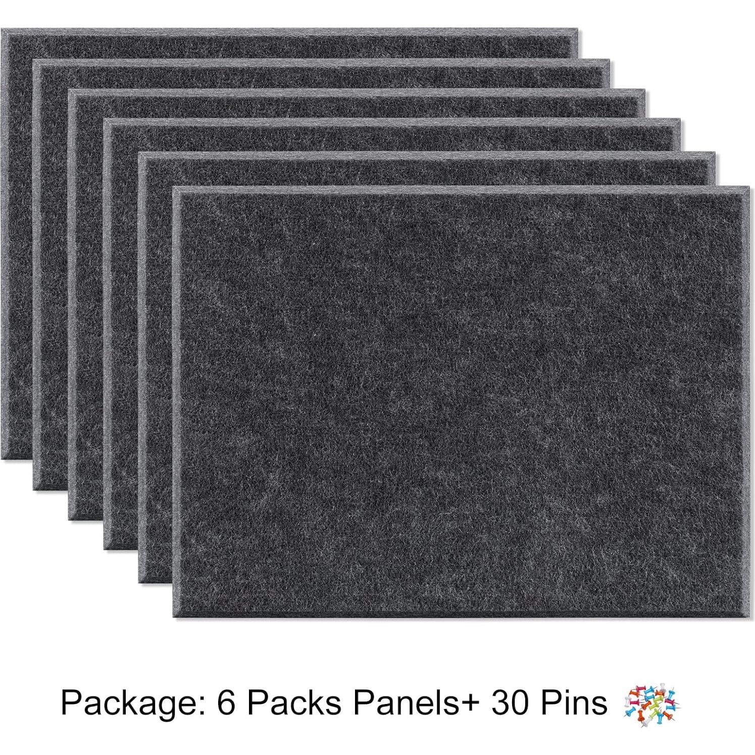 Paneles Acústicos Aislantes VANCORE 6 Piezas 40x30cm Gris