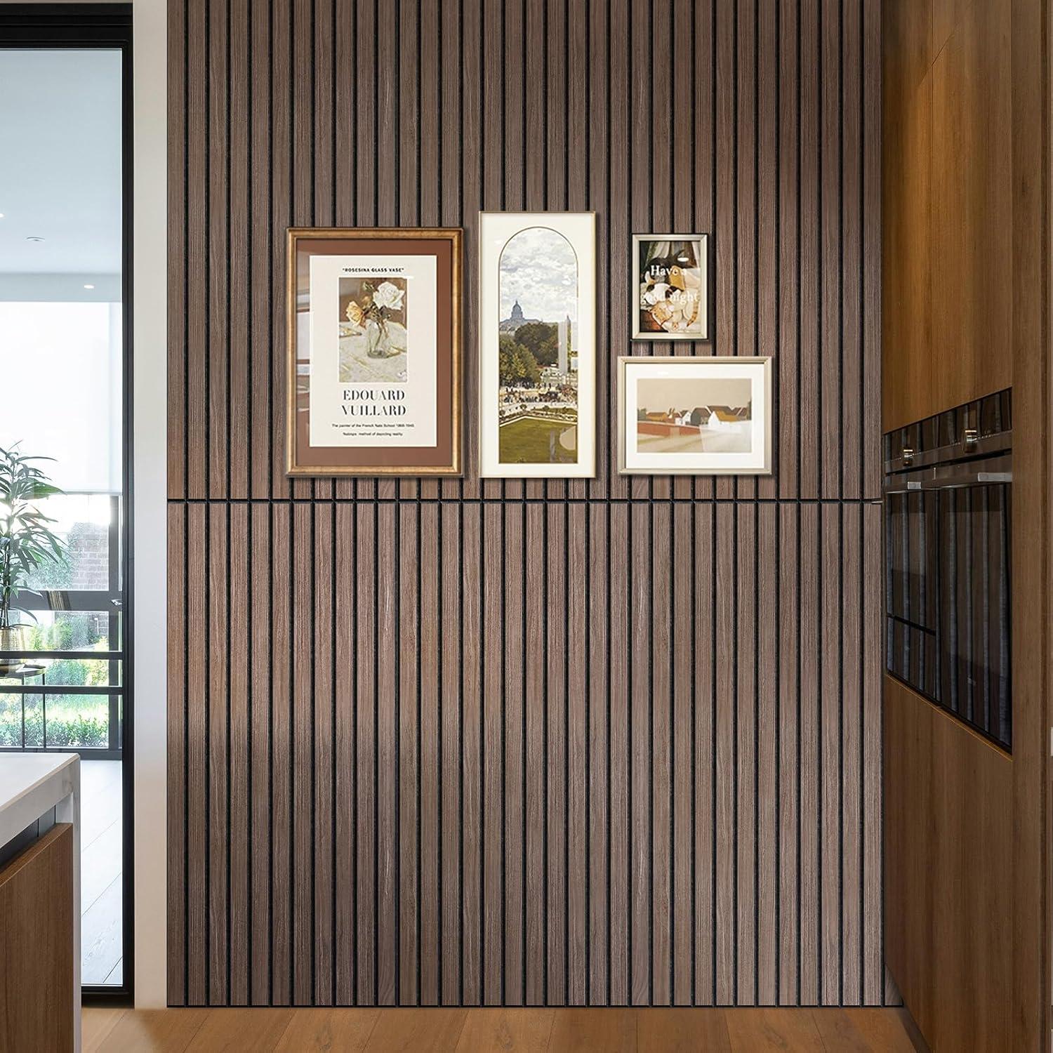 Panel Acústico UMIACOUSTICS 6 Piezas 120x60 cm Color Nogal