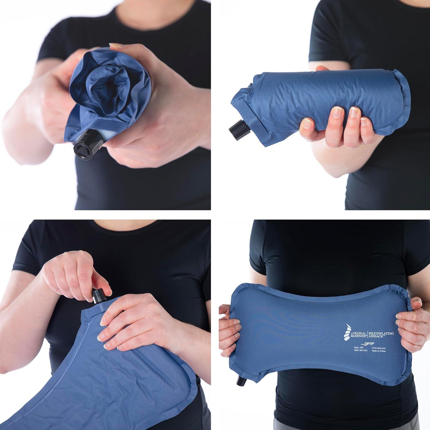 Almohada Lumbar Inflable OPTP McKenzie 40x20 cm Viaje