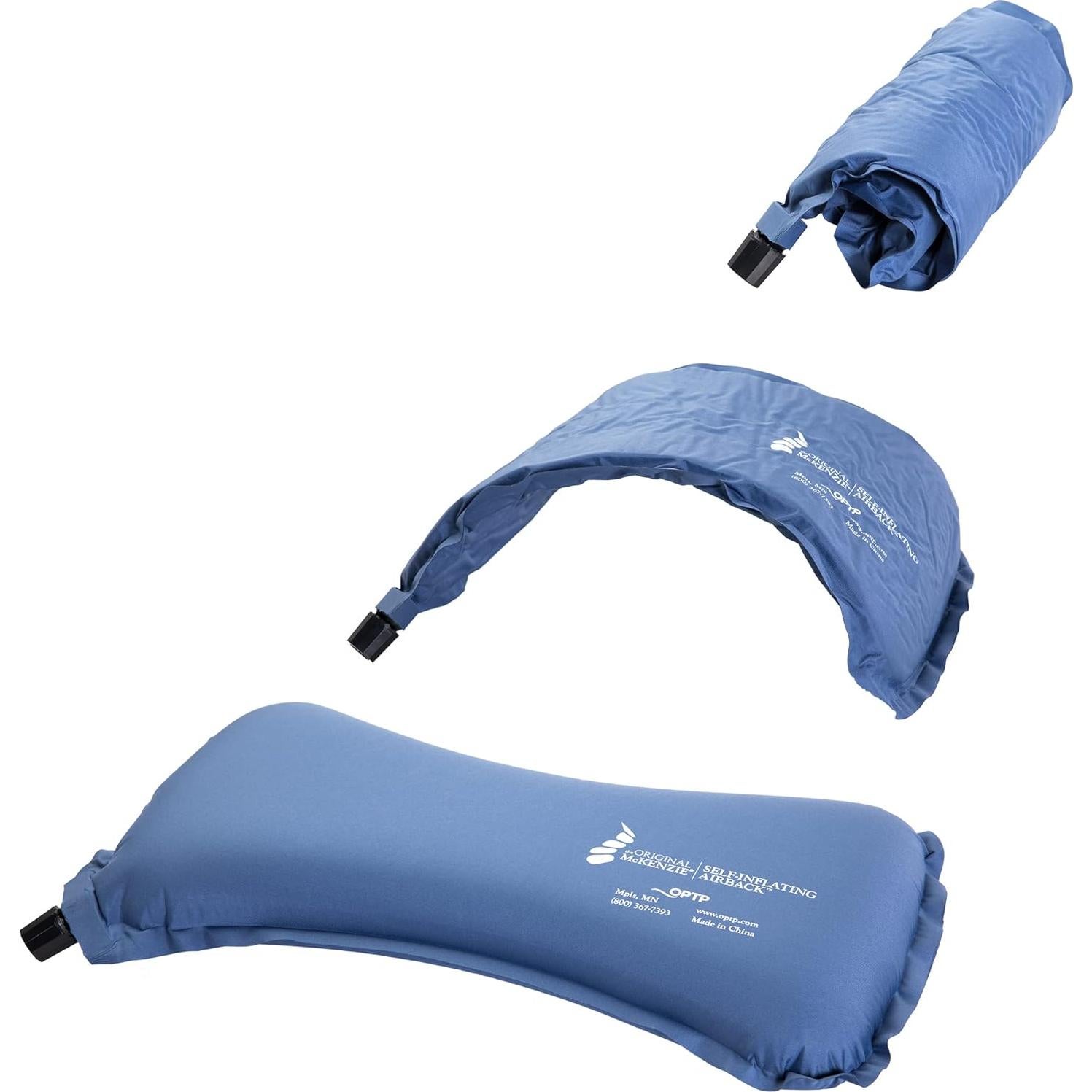 Almohada Lumbar Inflable OPTP McKenzie 40x20 cm Viaje