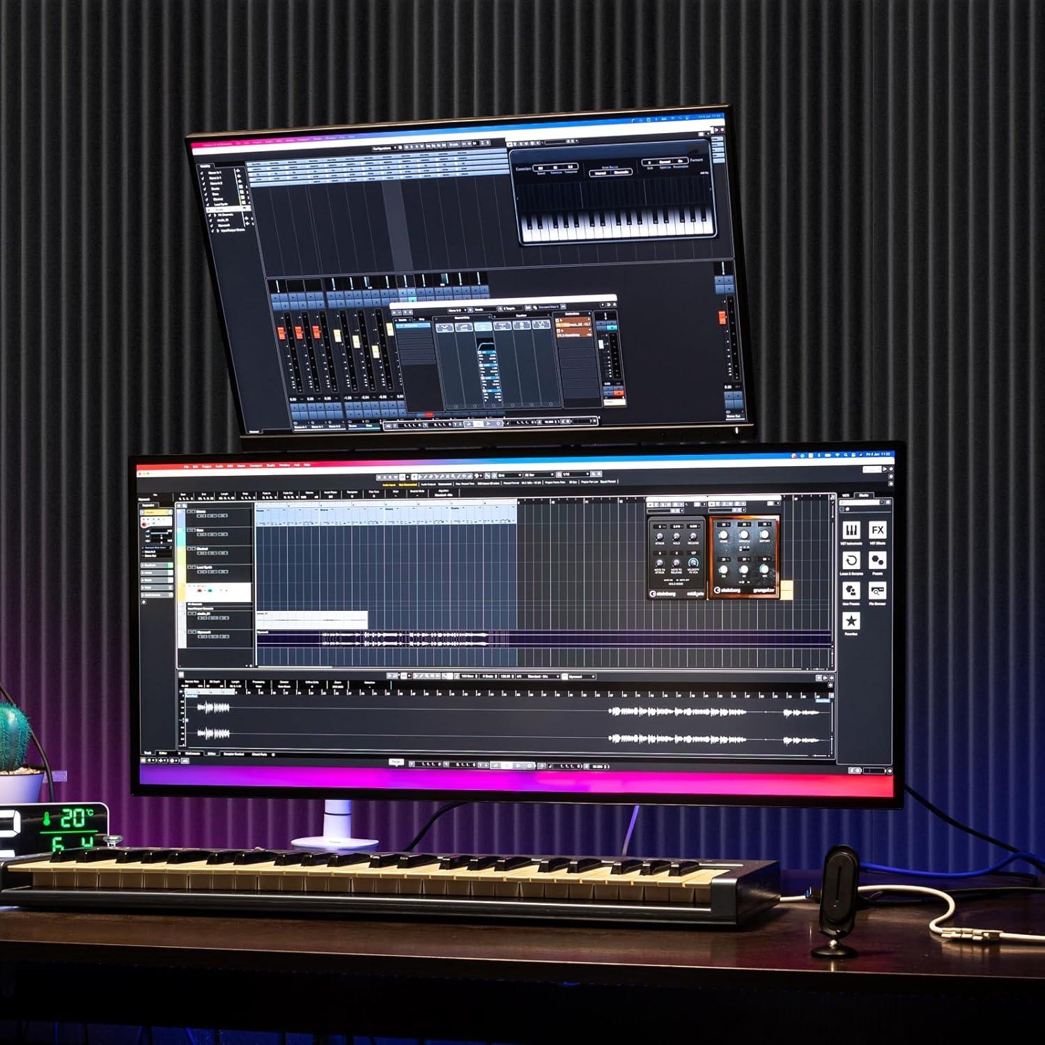 Paneles Acústicos de Espuma Aislantes 2 Pcs 121.9x61 cm Negro