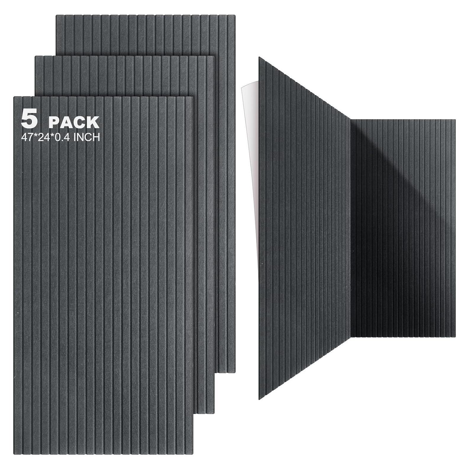 Paneles Acústicos Autoadhesivos Woanger 5 Piezas 119.4x61 cm