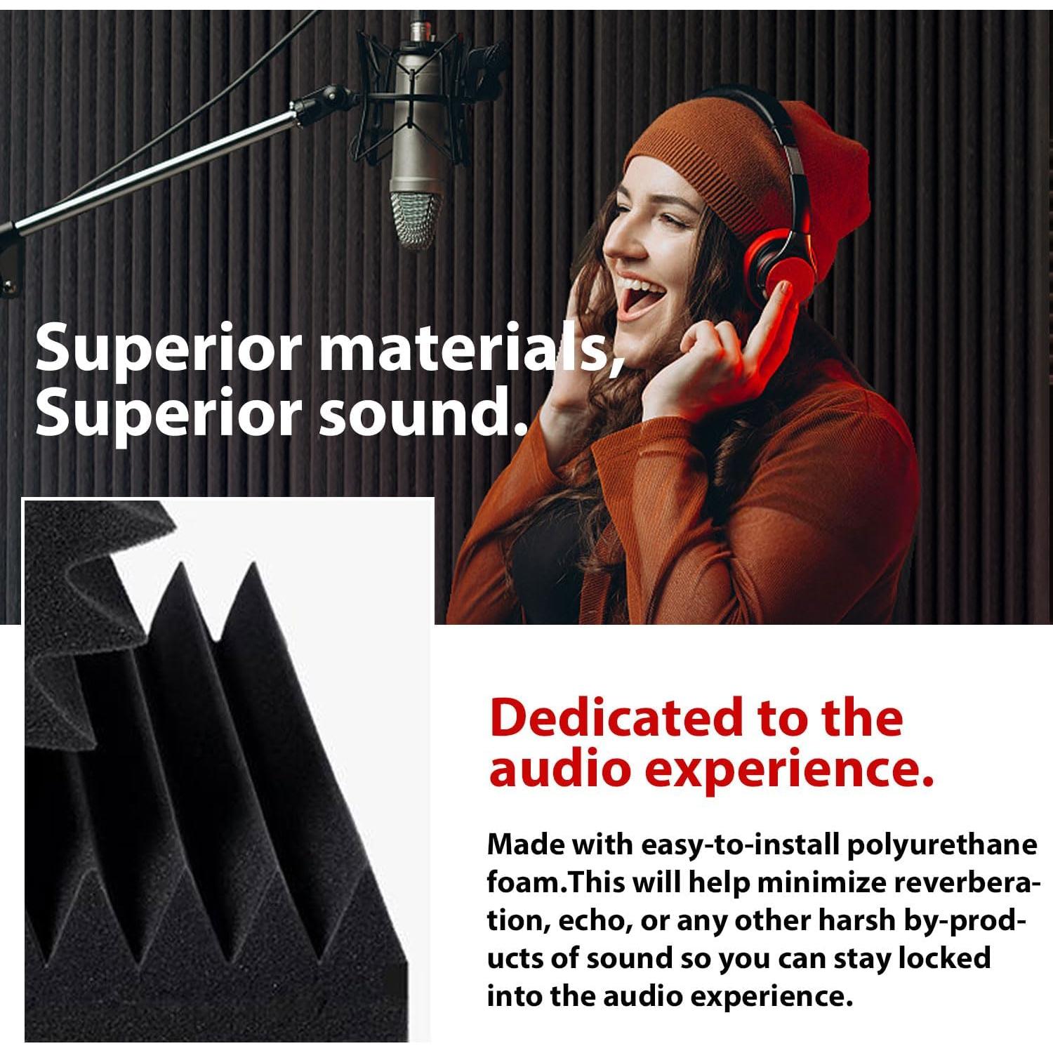 Panel Acústico FONESO 149.86x60.96cm Espuma Absorbente