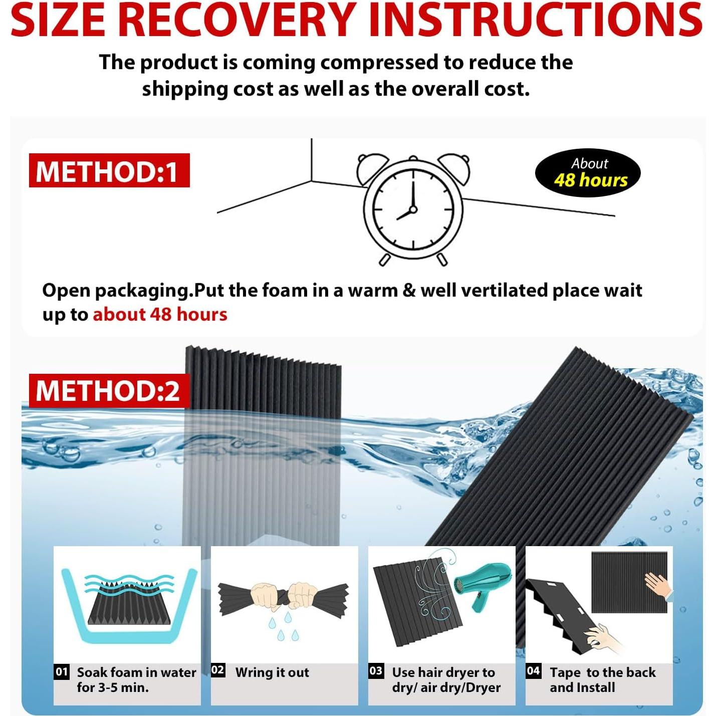 Panel Acústico FONESO 149.86x60.96cm Espuma Absorbente