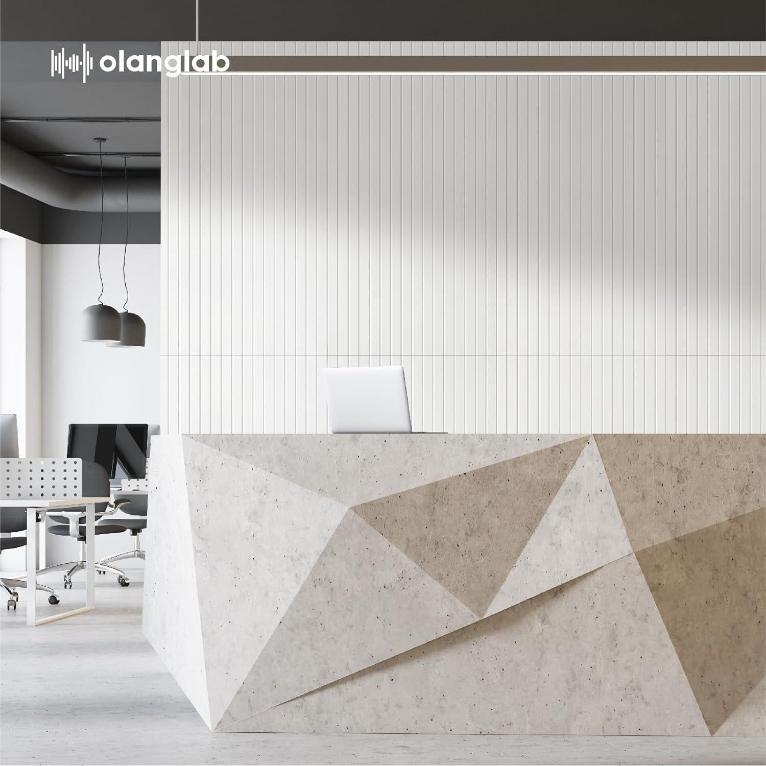 Paneles Acústicos Olanglab 10 Unidades 119x58 cm Absorbentes