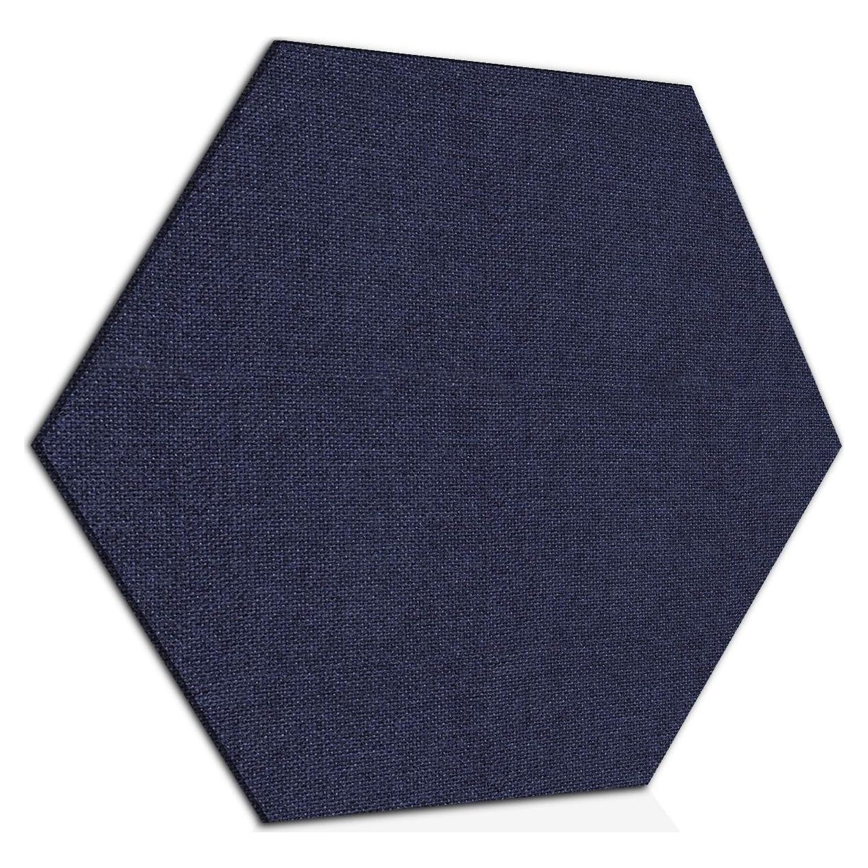 Panel Acústico ADW Hexágono 61x61 cm Ciruela Azul FR701