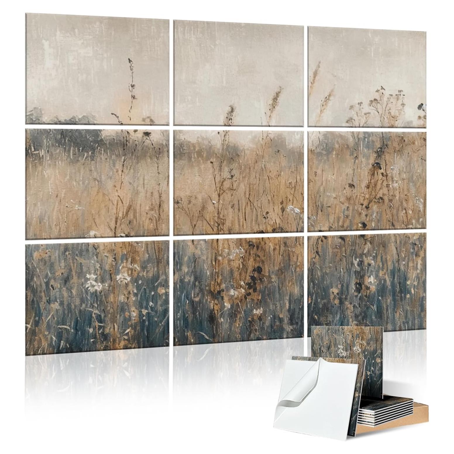 Paquete de 9 Paneles Acústicos ENSPEST 121.92x91.44 cm Decorativos