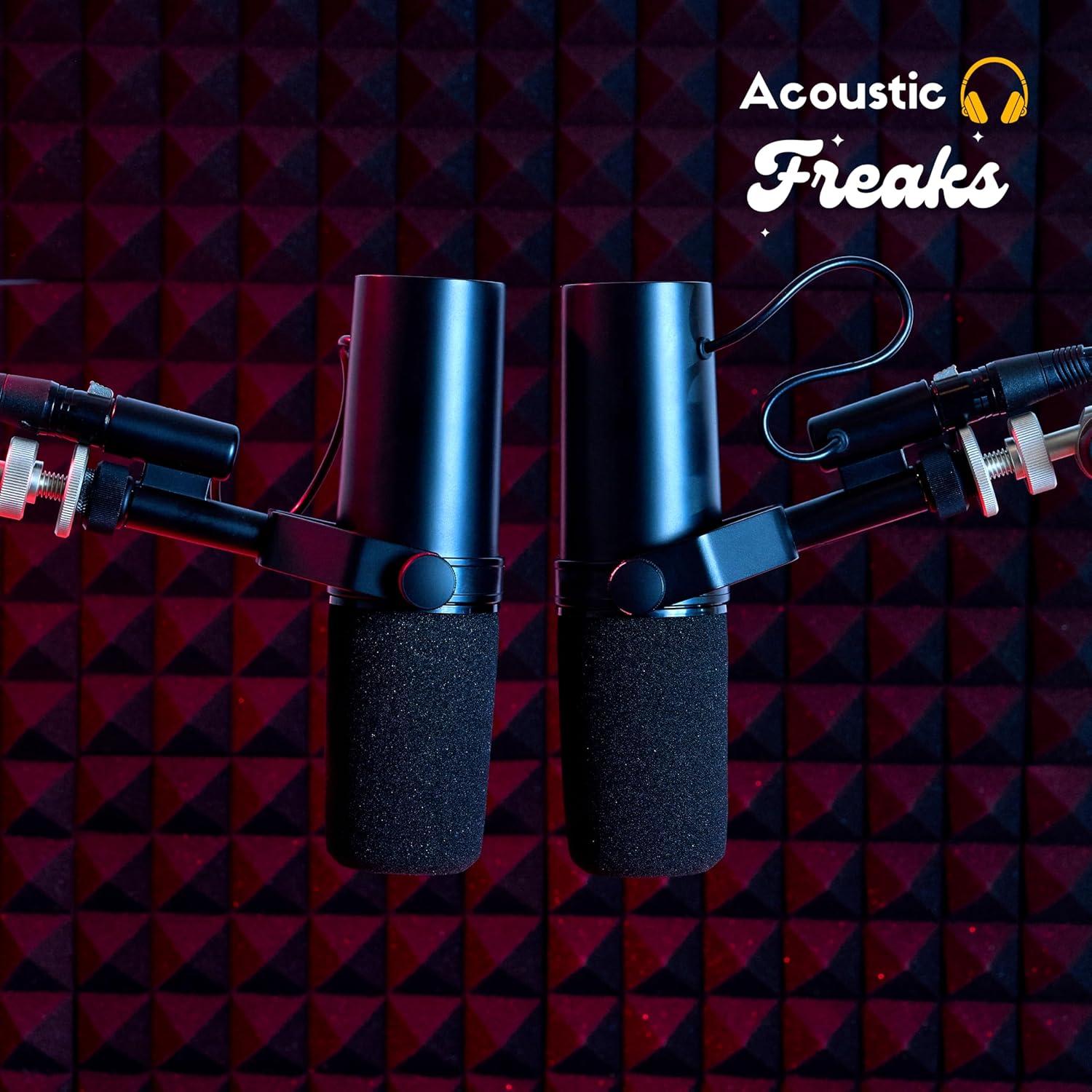 Paquete de 25 Paneles Acústicos Piramidales Acoustic Freaks 30.48x30.48cm