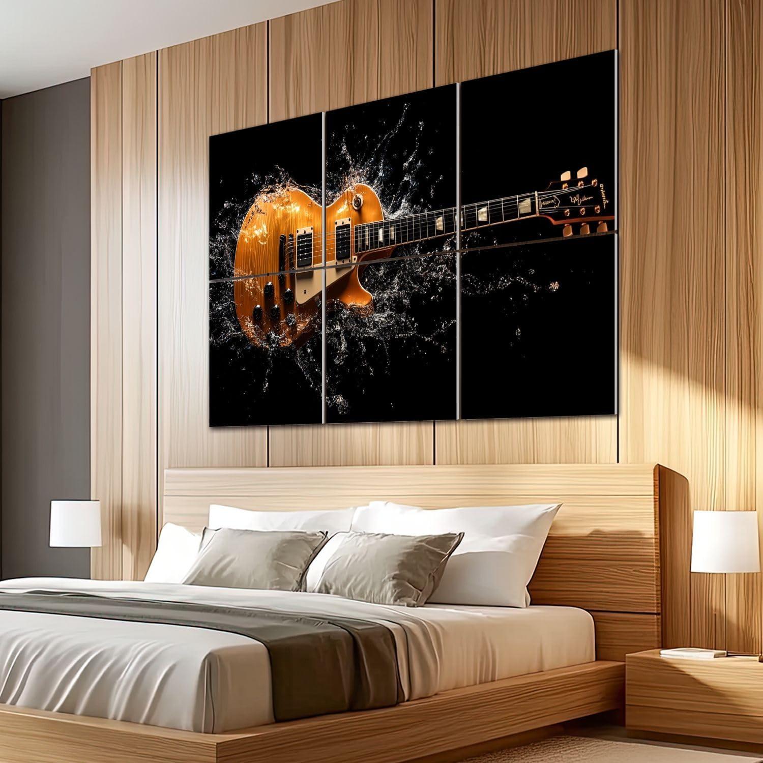 Paquete de 6 Paneles Acústicos Art 182x122 cm Aislantes Sonido