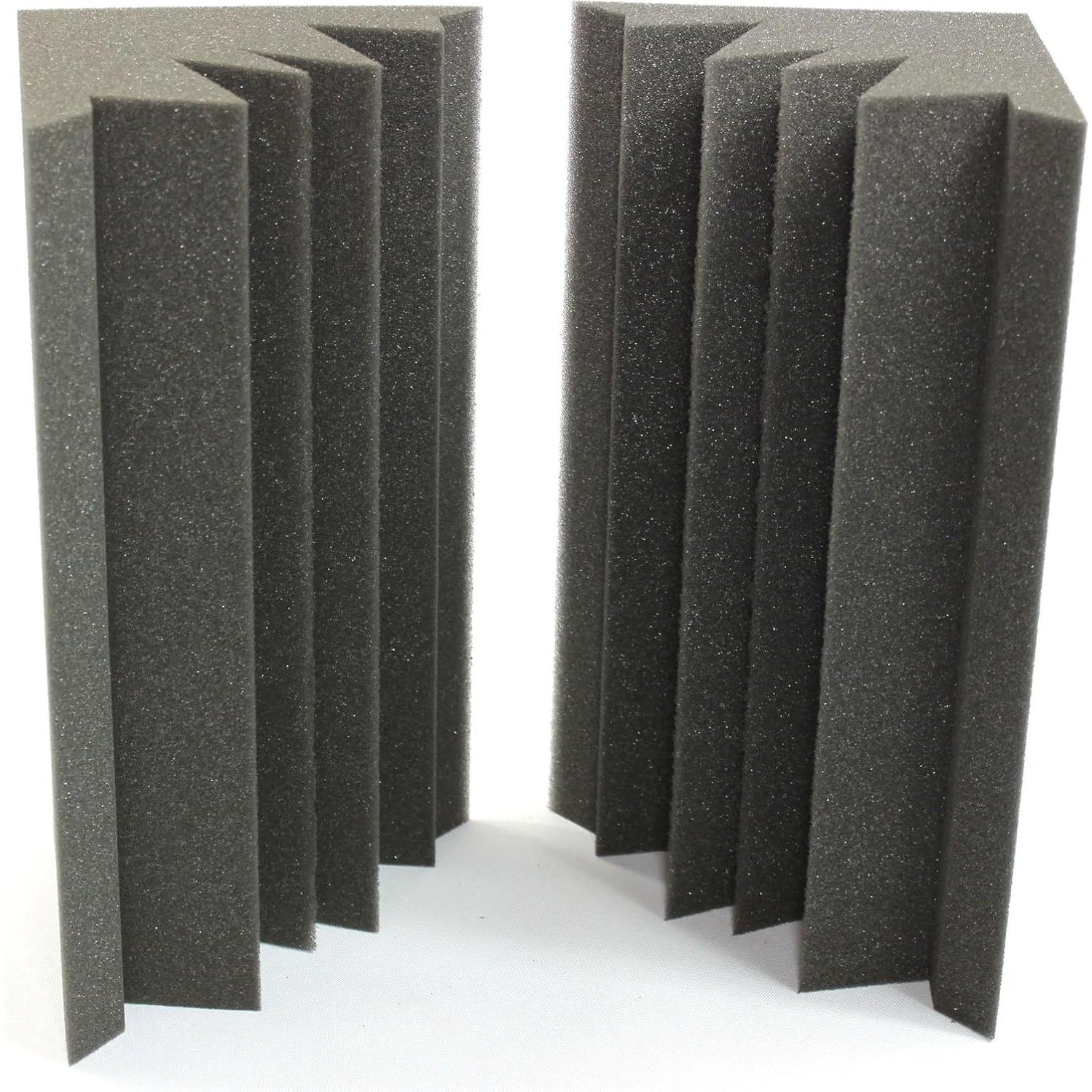 Trampa de Graves Acústica Mybecca 30.48x15.24 cm 4 Pack Carbón