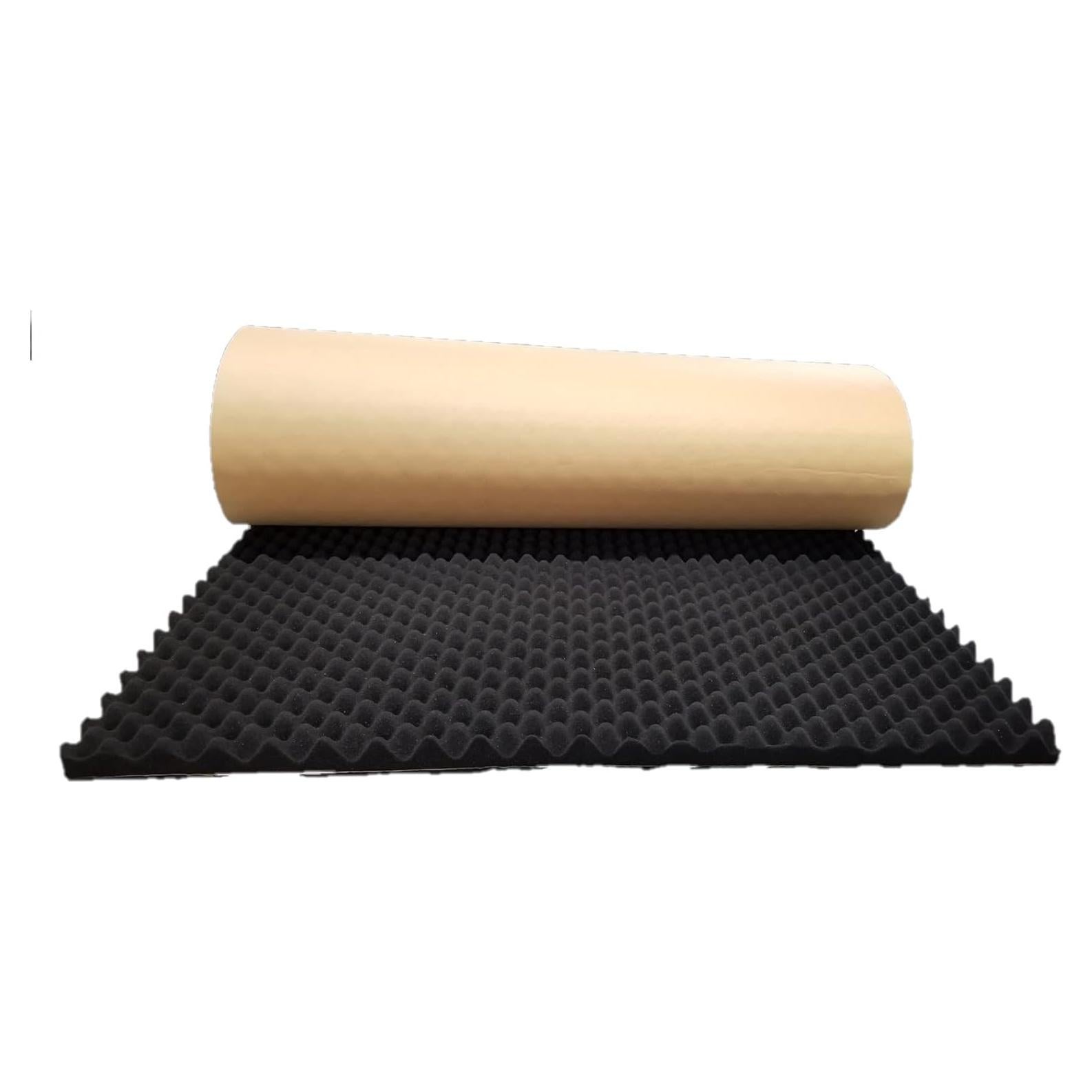 Panel Acústico Autoadhesivo BookishBunny 1.5" Negro 1x2m