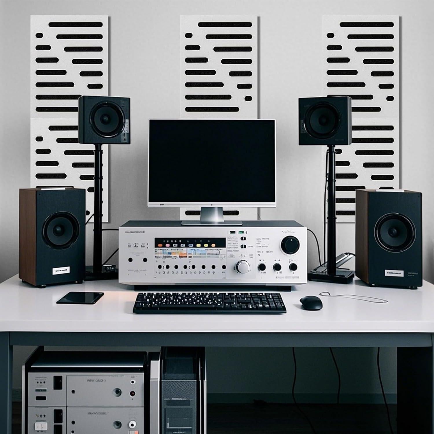 Paneles Acústicos Autoadhesivos Art3d 6 Unidades 40x30 cm