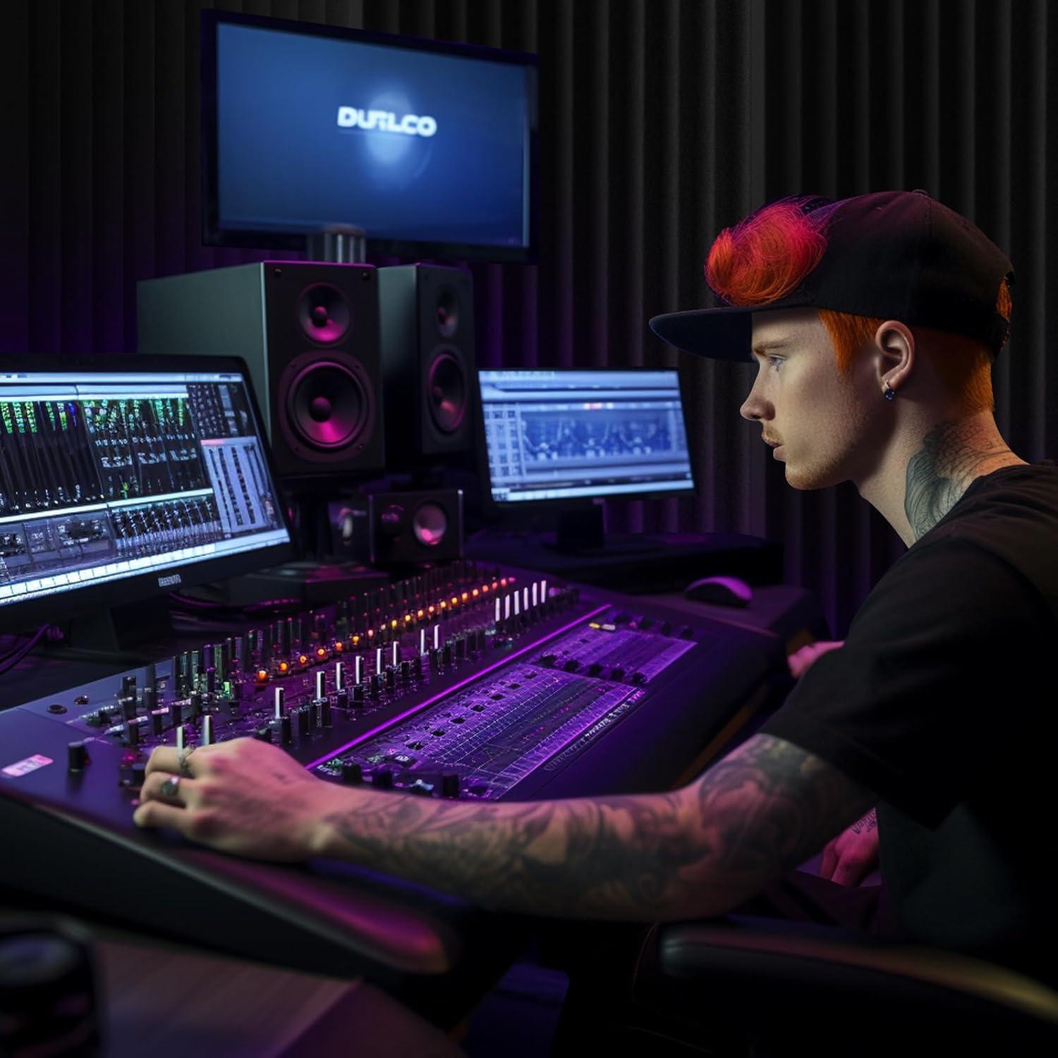 Paneles Acústicos de Espuma Aislante 121.9x61cm - Paquete de 2