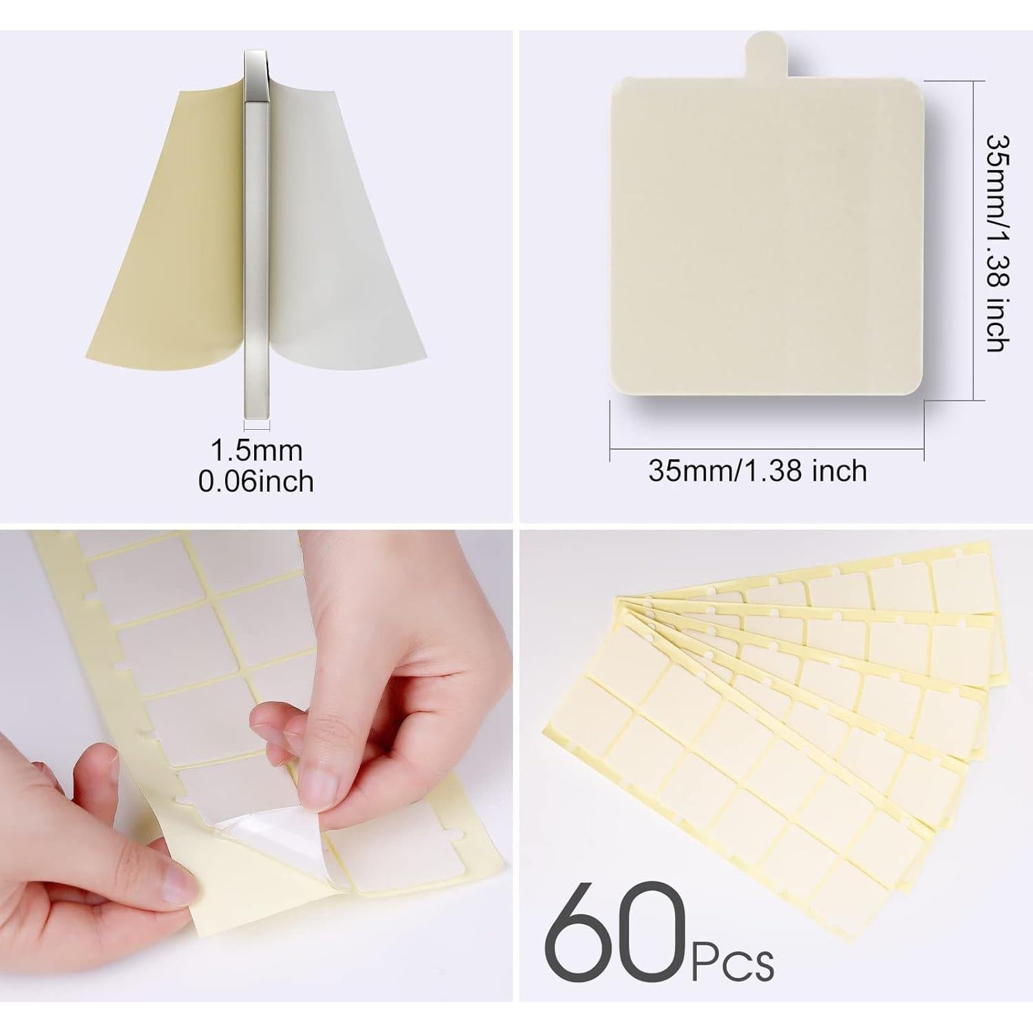 Cinta Doble Cara Sonicism 60 Unidades 35mm Alta Resistencia