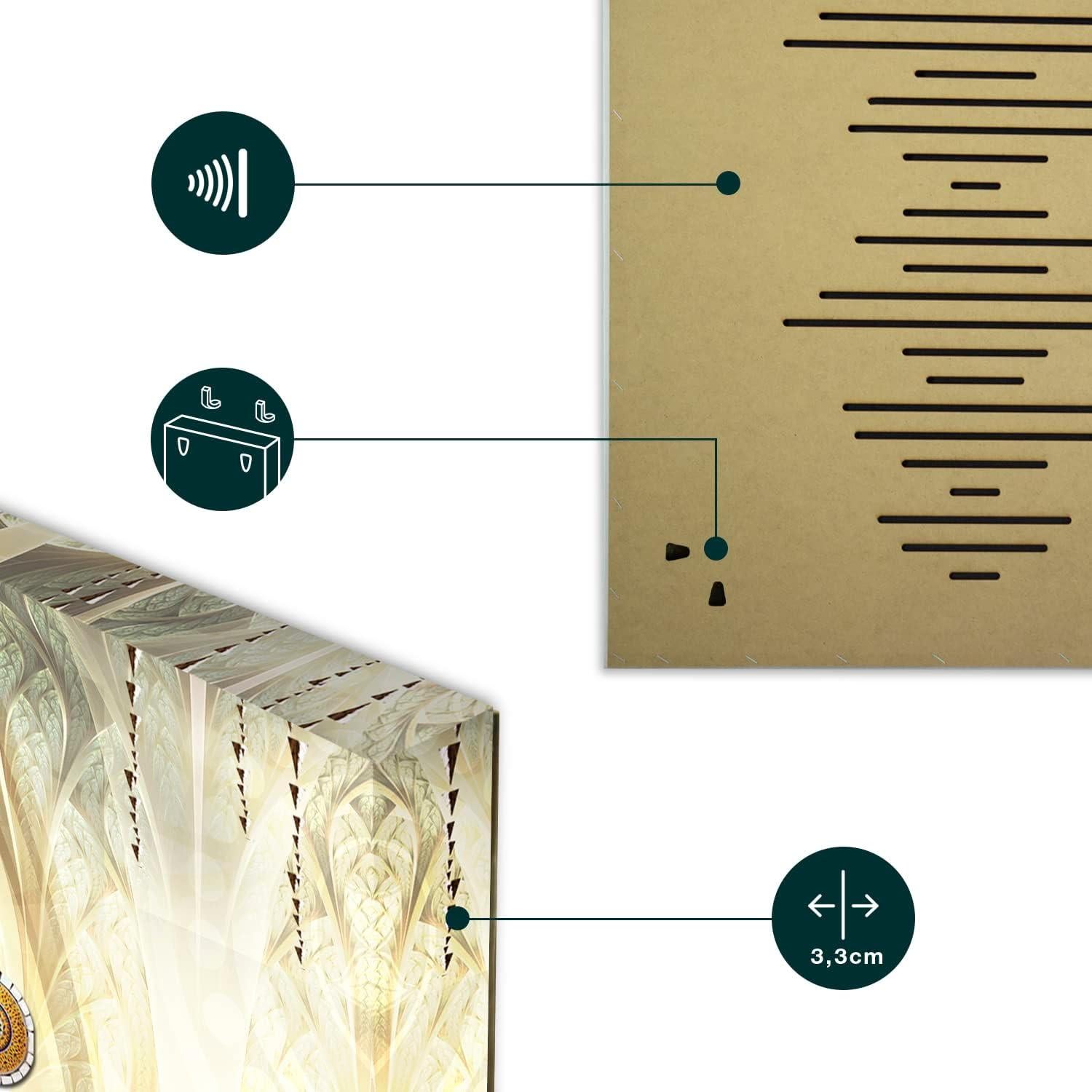 Lienzo Acústico Artgeist Lirios 90x60 cm Aislamiento Sonoro