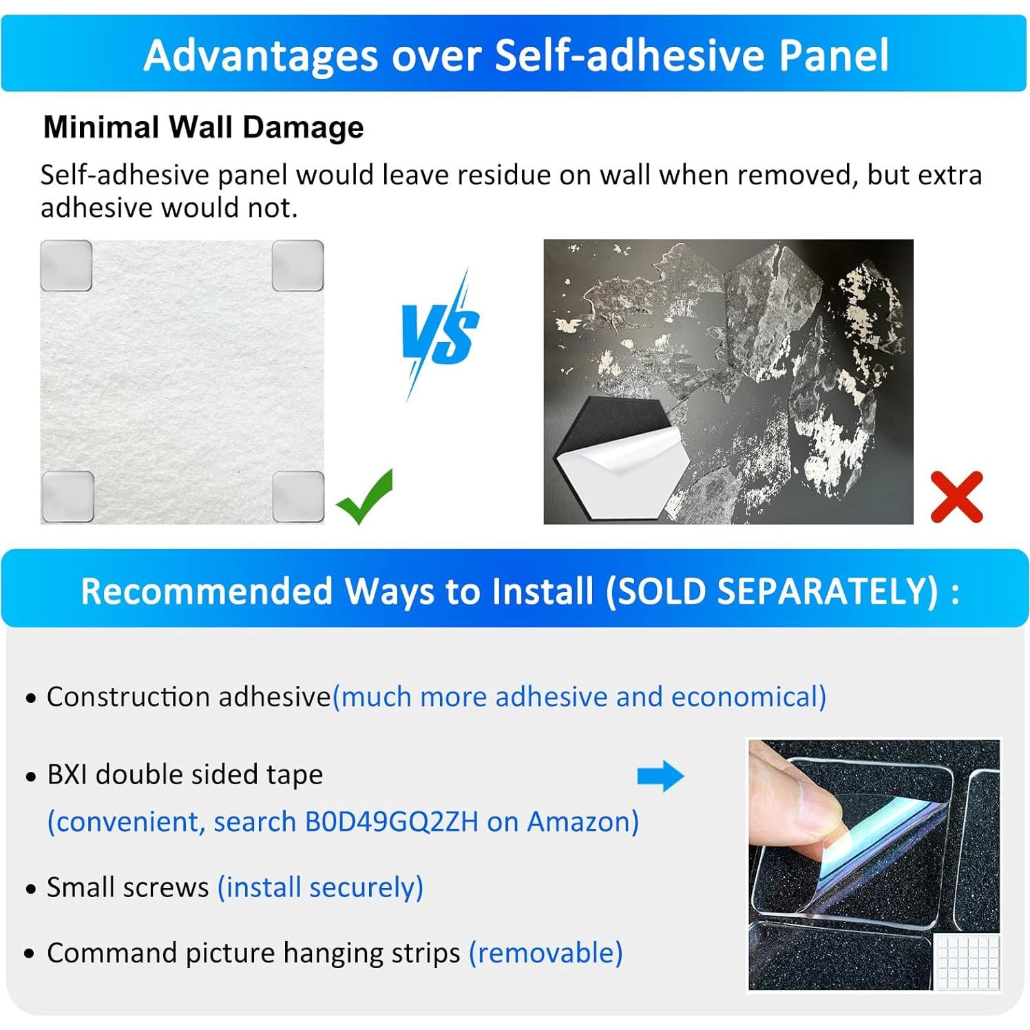 Paneles Acústicos BXI Engrosados 30x30 cm - Paquete de 12
