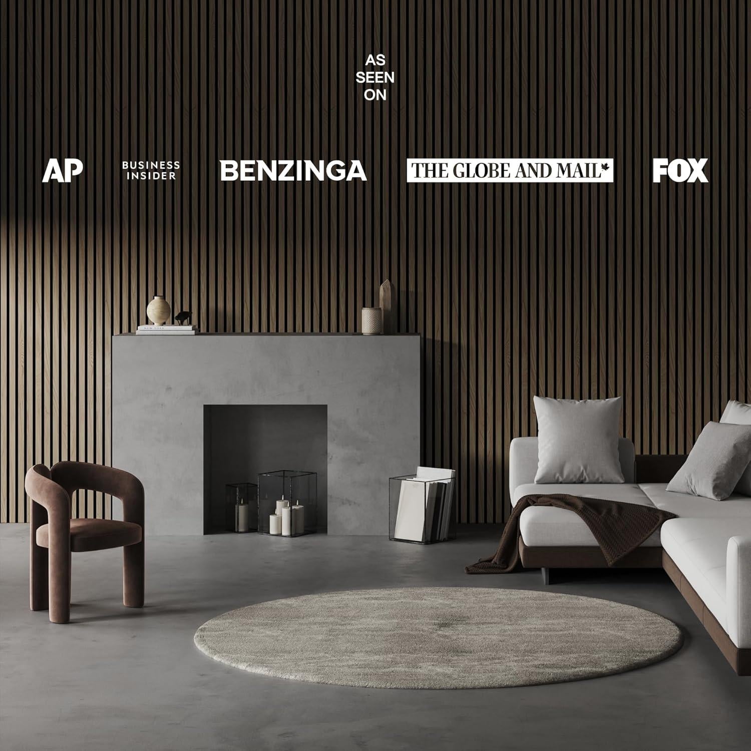 Paquete de 2 Paneles Acústicos de Madera COREMINDED 240x32 cm