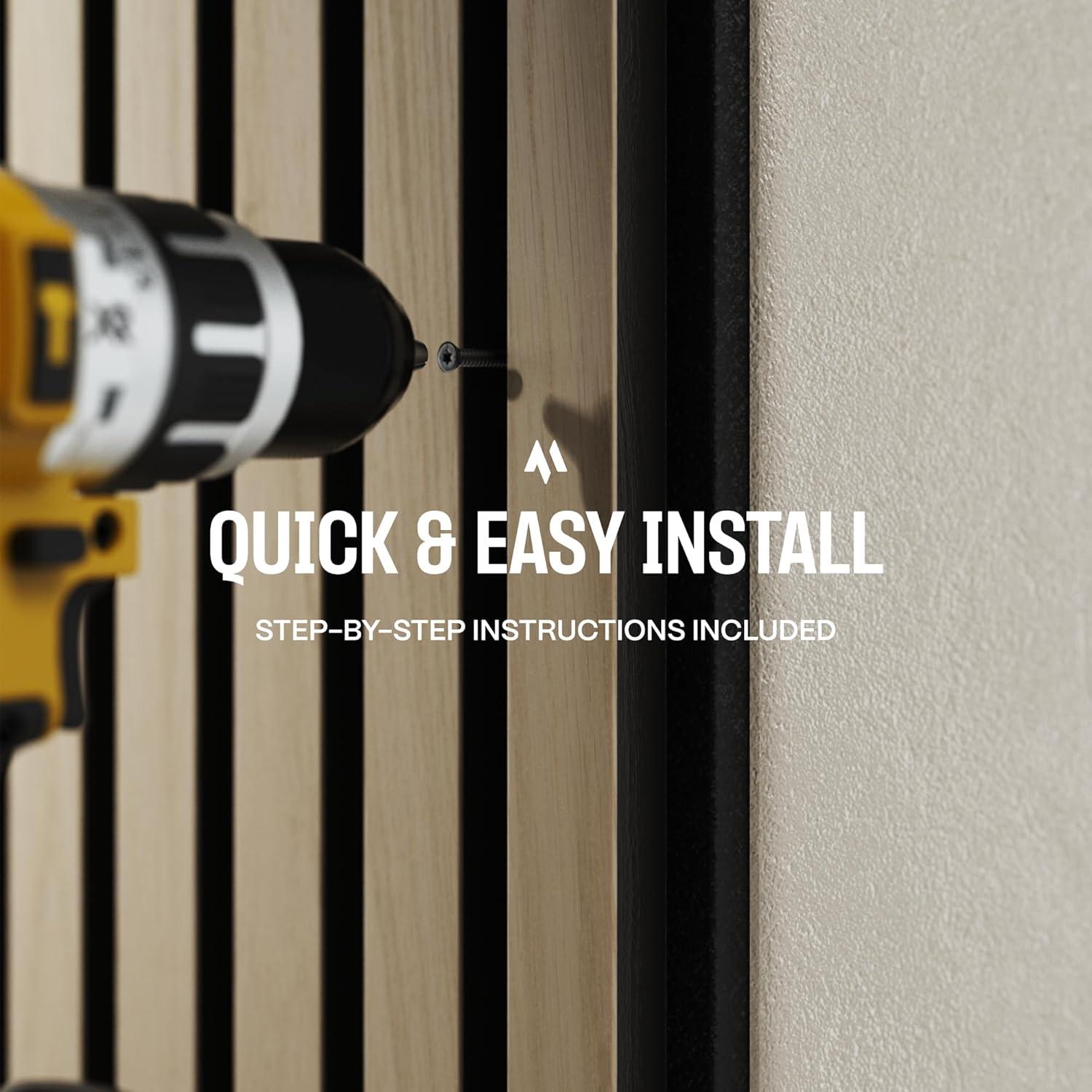 Paquete de 2 Paneles Acústicos de Madera COREMINDED 240x32 cm