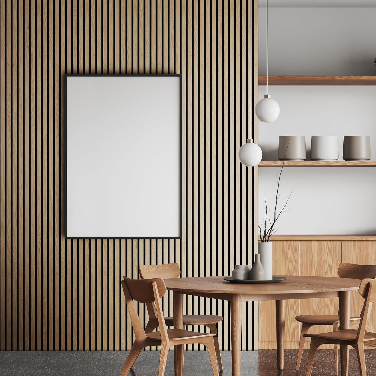 Paquete de 2 Paneles Acústicos de Madera COREMINDED 240x32 cm