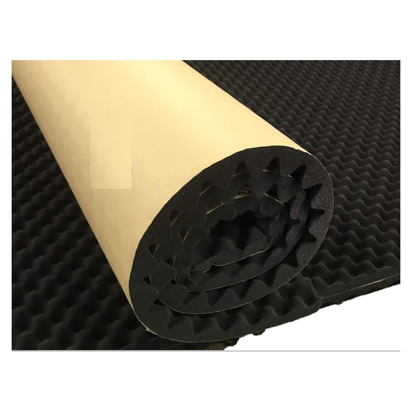 Panel Acústico Autoadhesivo BookishBunny 1.5" Negro 1x2m