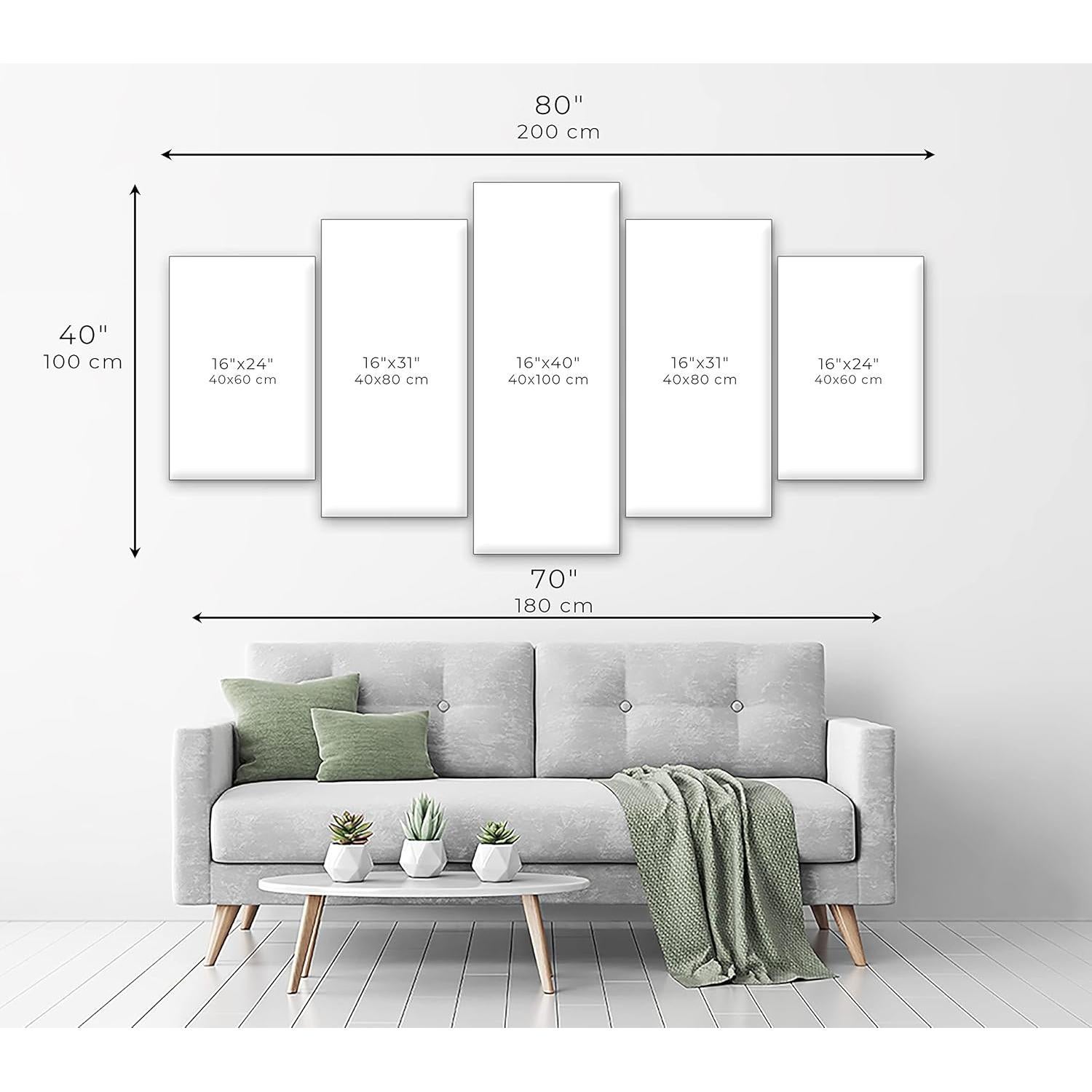 Lienzo Acústico Artgeist Mapa Mundial 200x100 cm 5 Piezas