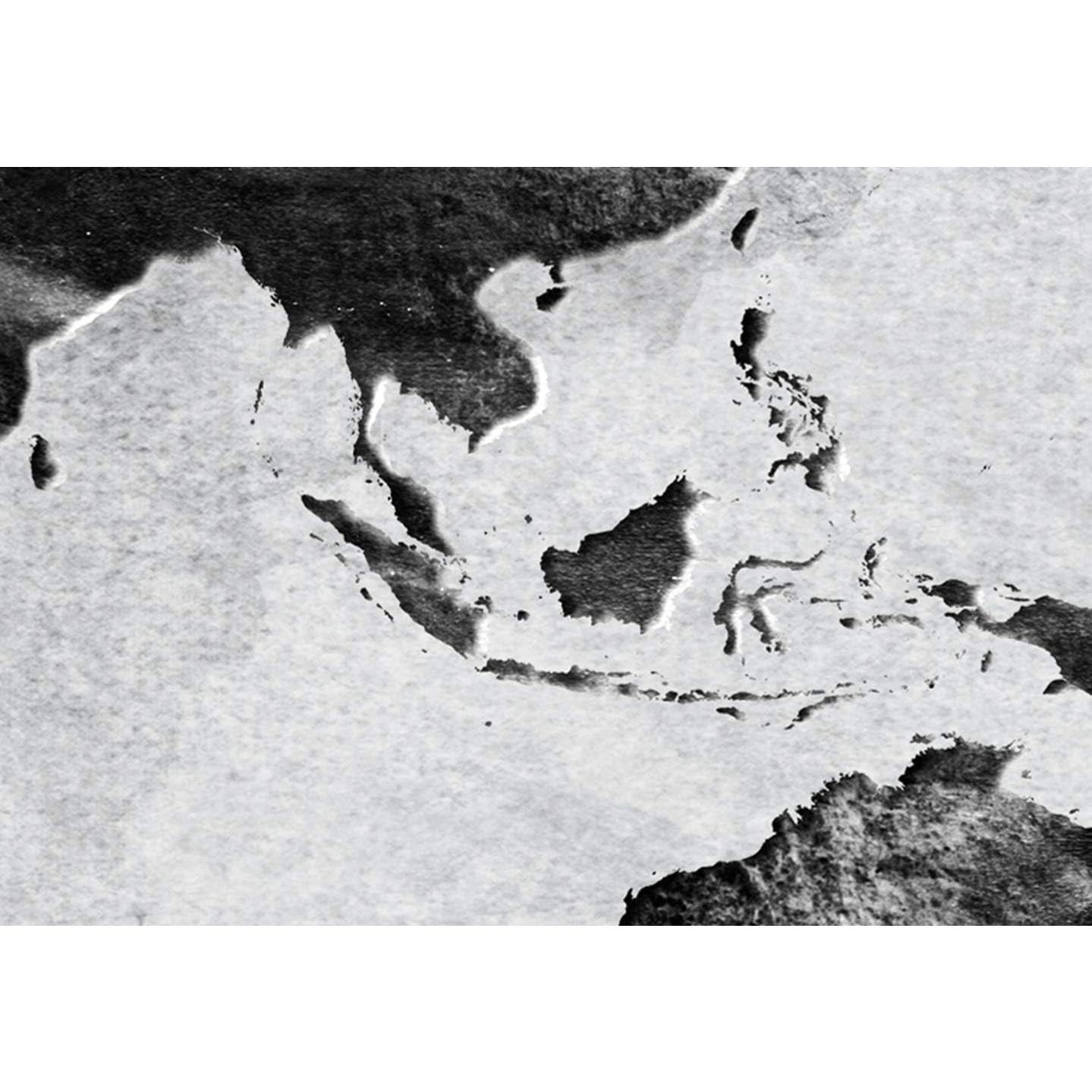 Lienzo Acústico Artgeist Mapa Mundial 200x100 cm 5 Piezas