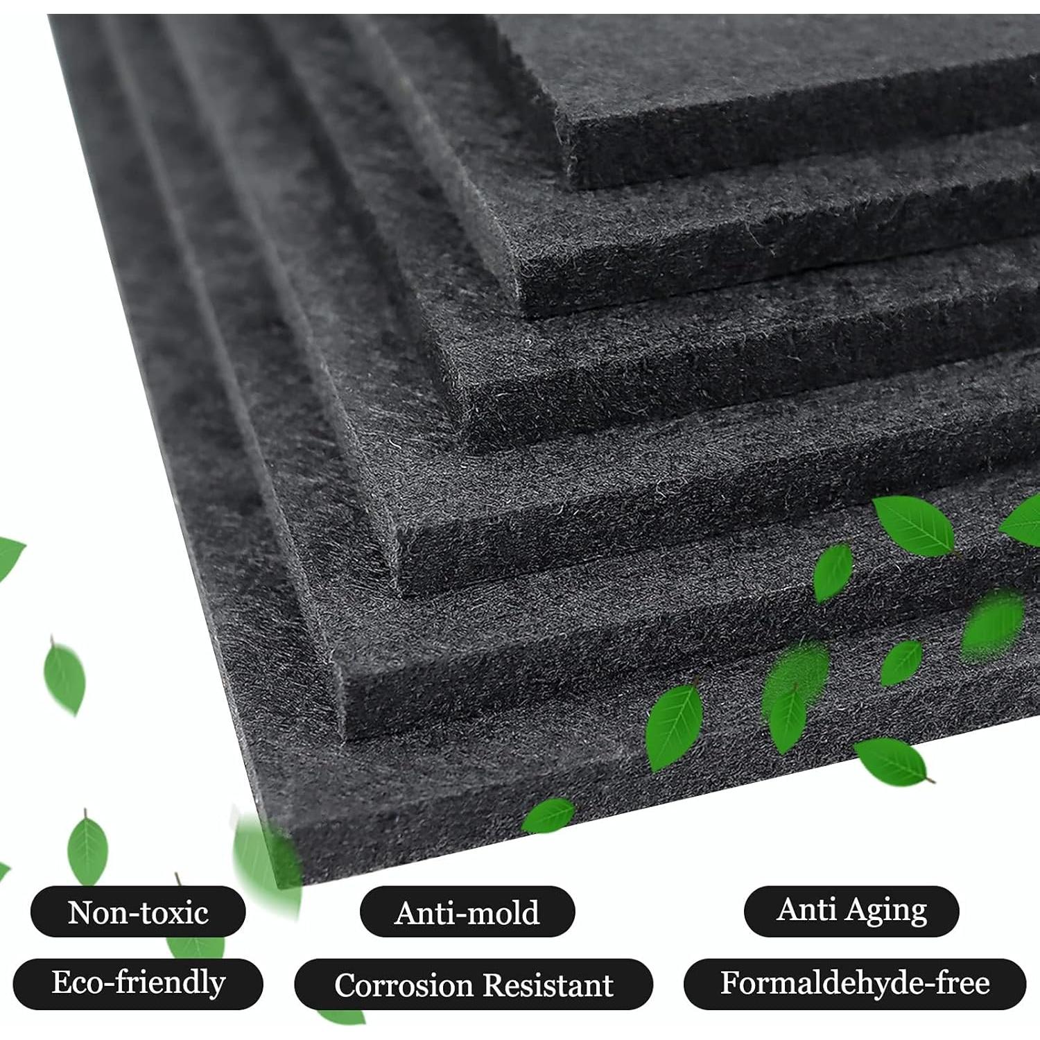 Paneles Acústicos BXI 6 Pcs 40.64x30.48x0.95 cm Alta Densidad