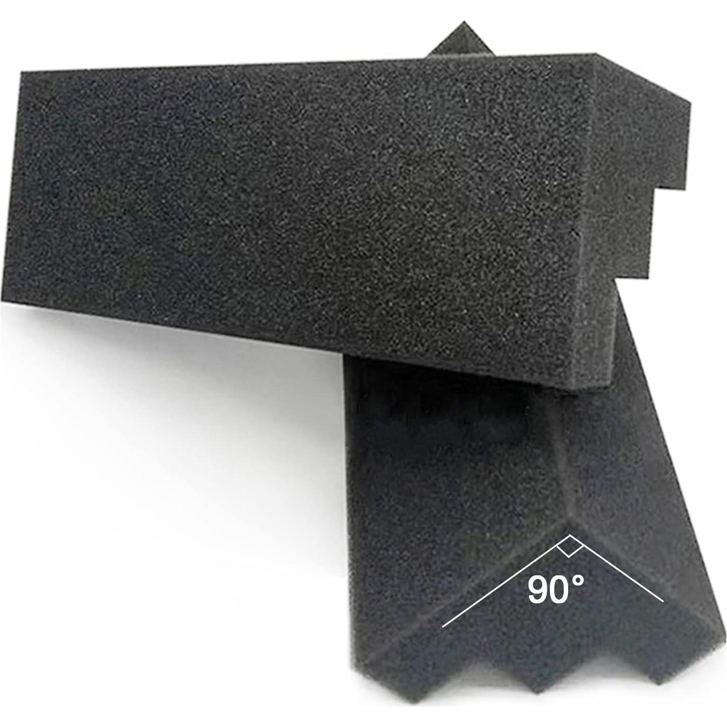 Paneles Acústicos Trampa de Graves 12 Unidades 30.48x7.62x7.62cm