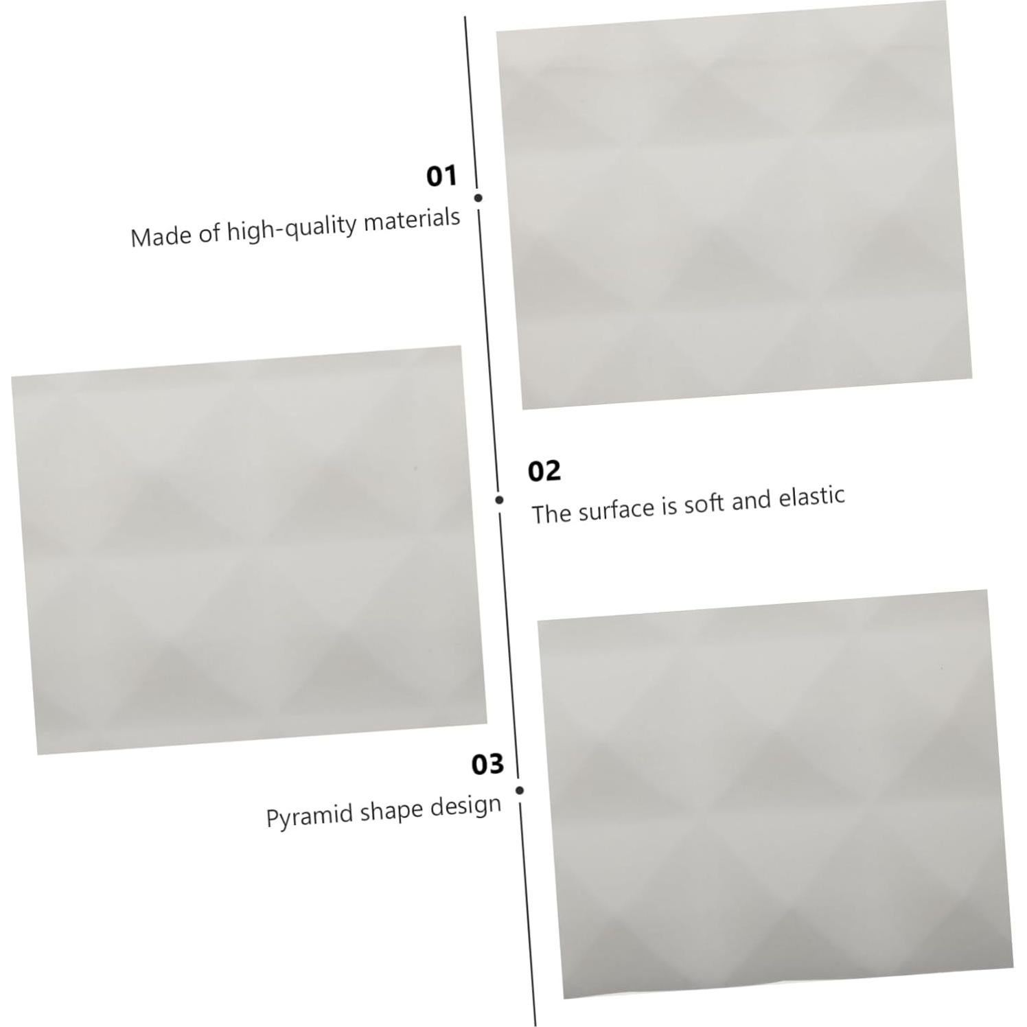 Paneles Acústicos ERINGOGO 12 Pcs 25x25x5cm Aislamiento Sonoro