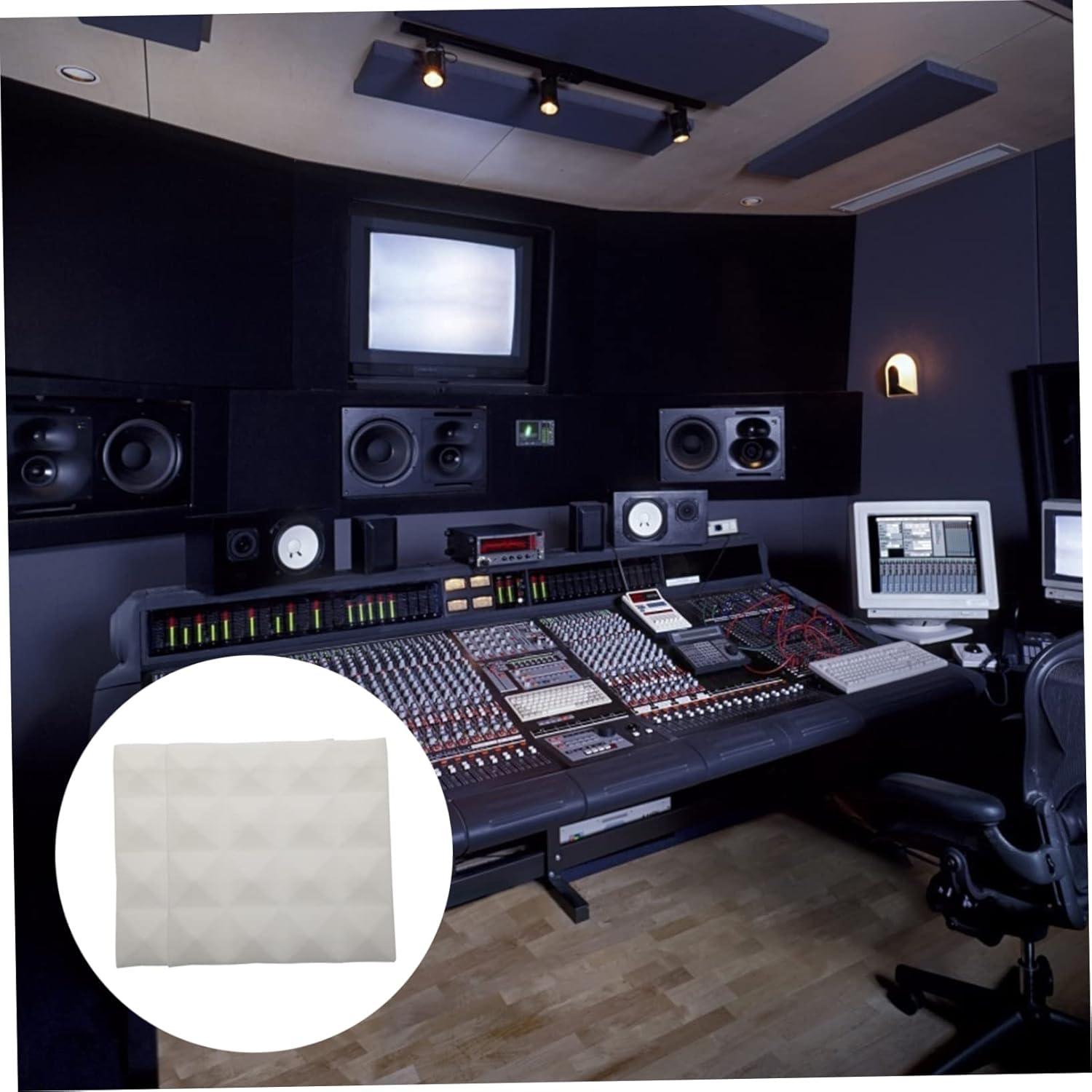 Paneles Acústicos ERINGOGO 12 Pcs 25x25x5cm Aislamiento Sonoro