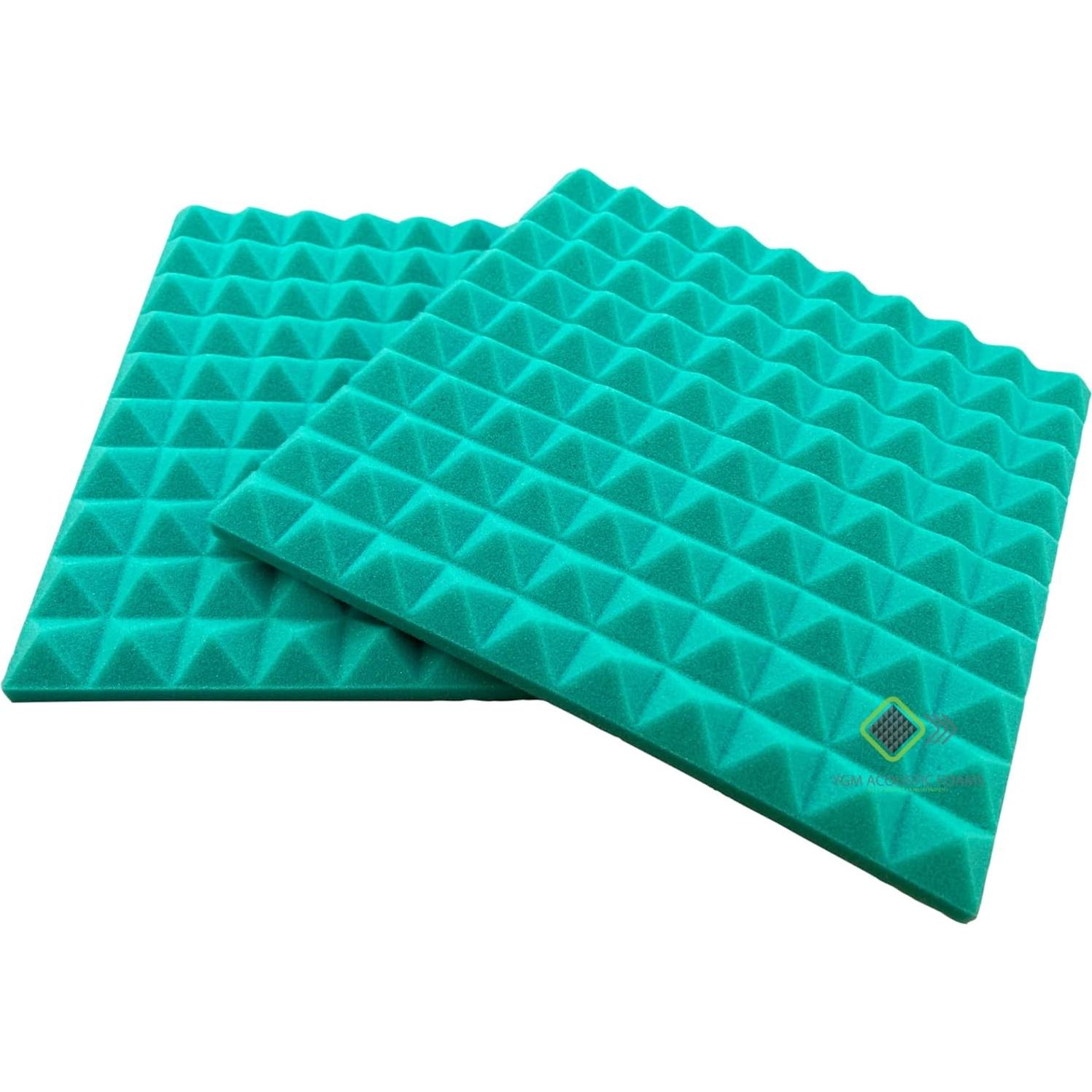 Paneles de Espuma Acústica Pirámide YGM - 18 Piezas 1x1 pies