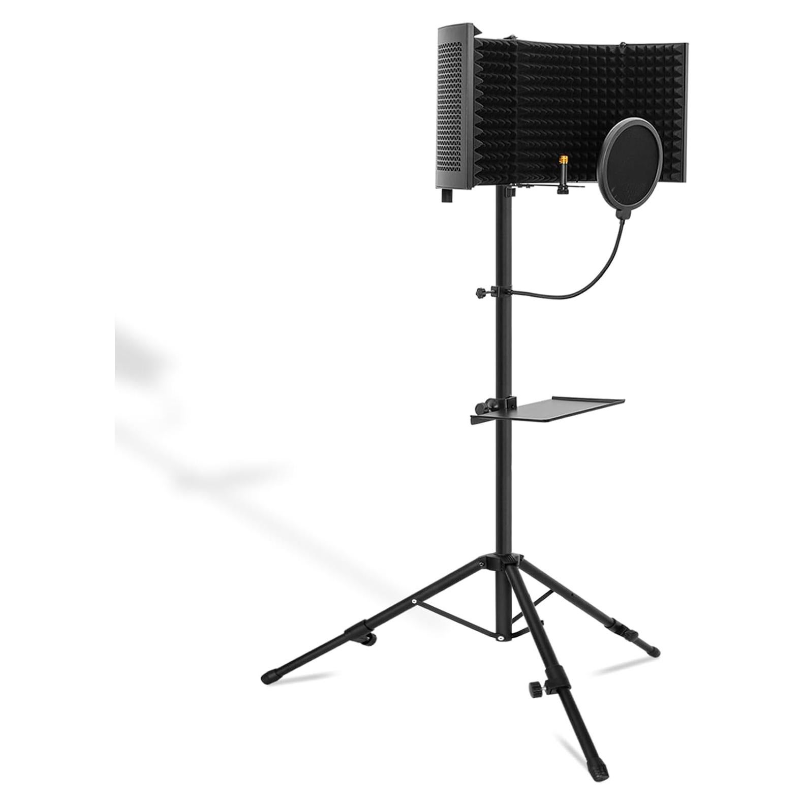 Escudo de Aislamiento de Micrófono ITHWIU con Soporte 180 cm