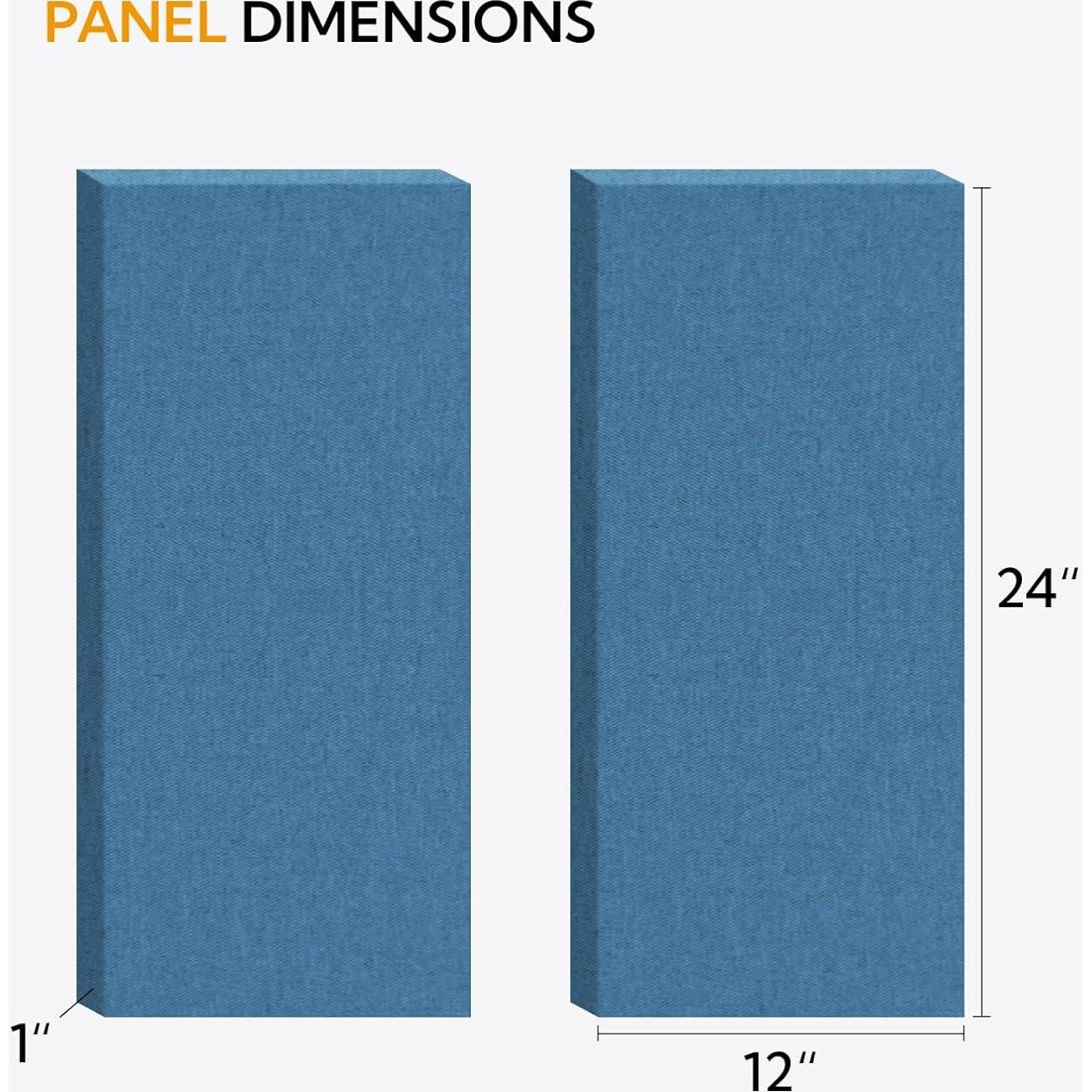 Paneles Acústicos Olanglab Marino, 2 Piezas 60x30 cm, Absorbentes