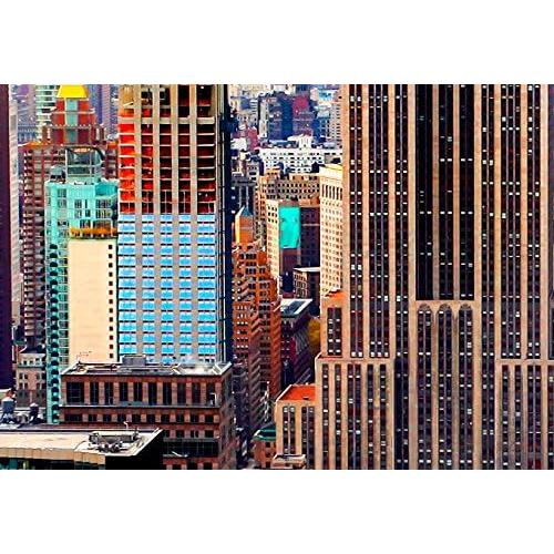 Lienzo Acústico Artgeist Nueva York 225x112.5 cm 5 Piezas