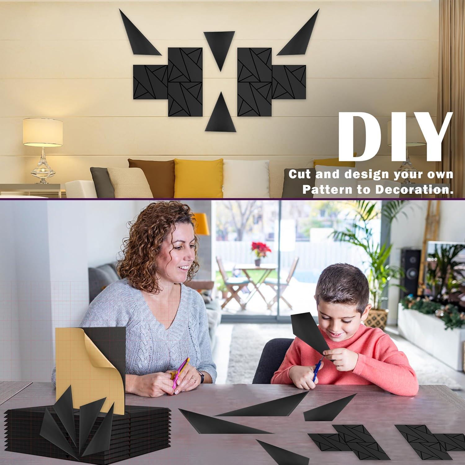 Paquete de 8 Paneles Acústicos Xpneuma 30.48x30.48 cm - Alta Densidad