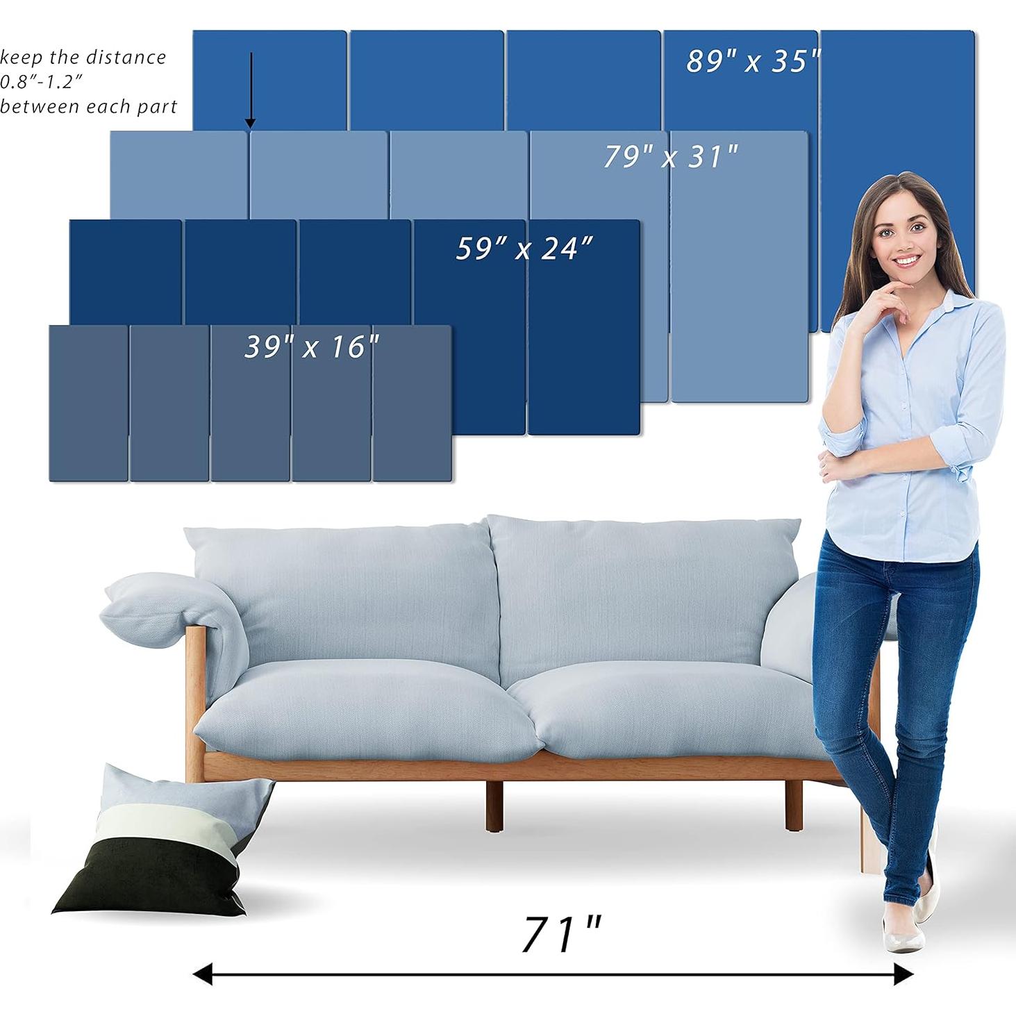 Lienzo Acústico Artgeist Bosque 200x80 cm 5 Piezas