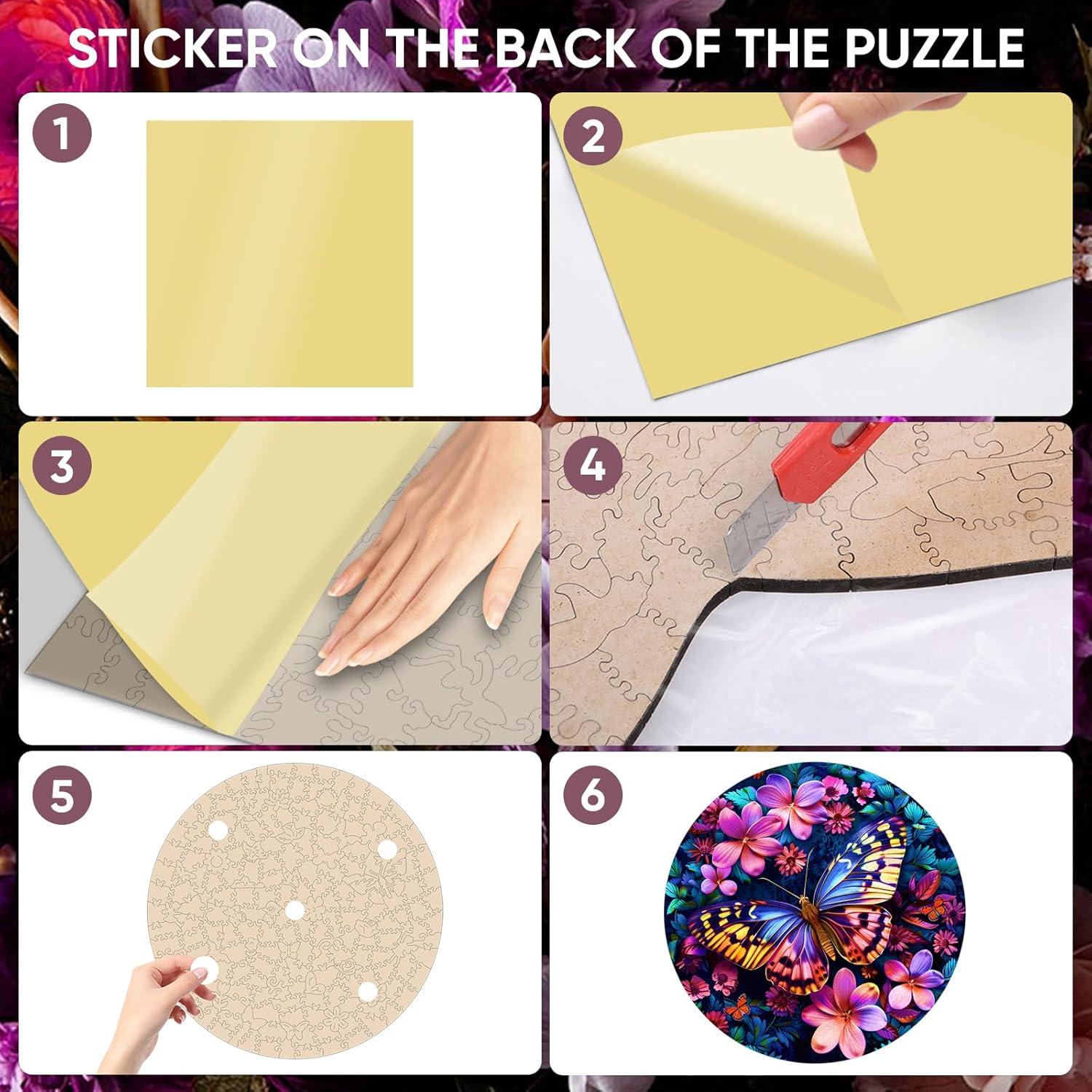 Rompecabezas de Madera Ruikiyart 200 Piezas Colibrí 28.4 cm