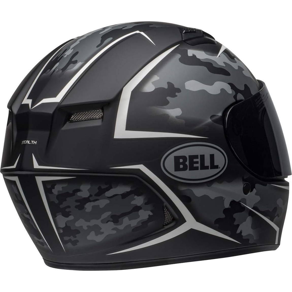 Casco de motocicleta Bell Qualifier Negro Mate X-Small