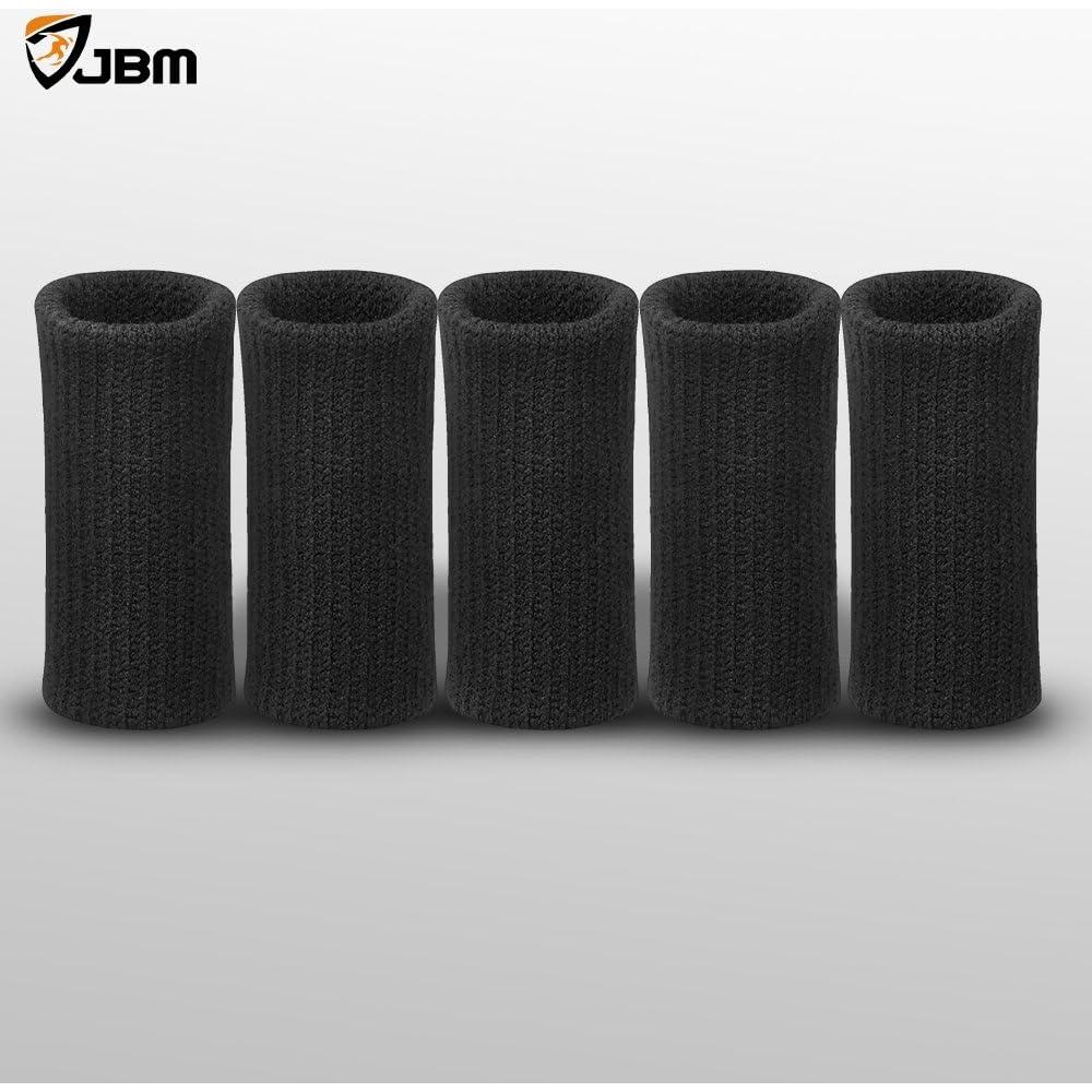 Mangas para Dedos JBM 5Pack Compresión Unisex Negro