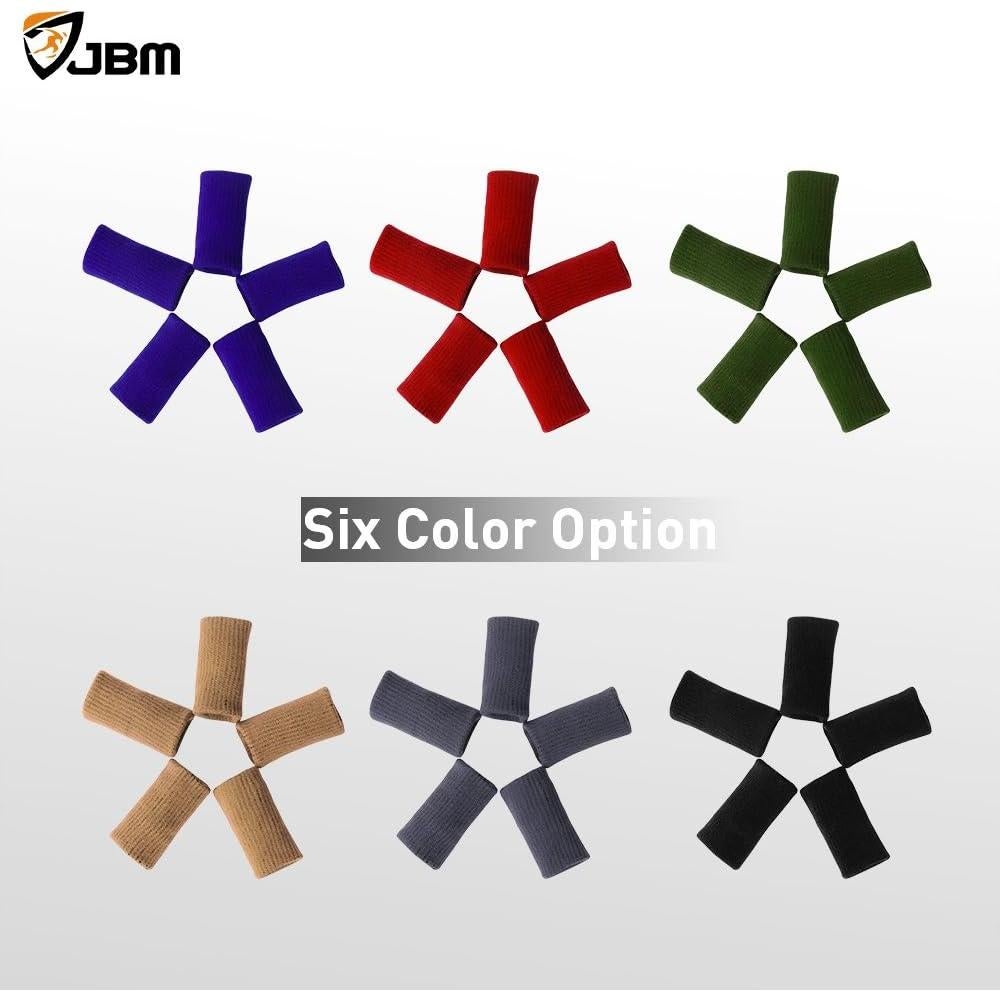 Mangas para Dedos JBM 5Pack Compresión Unisex Negro