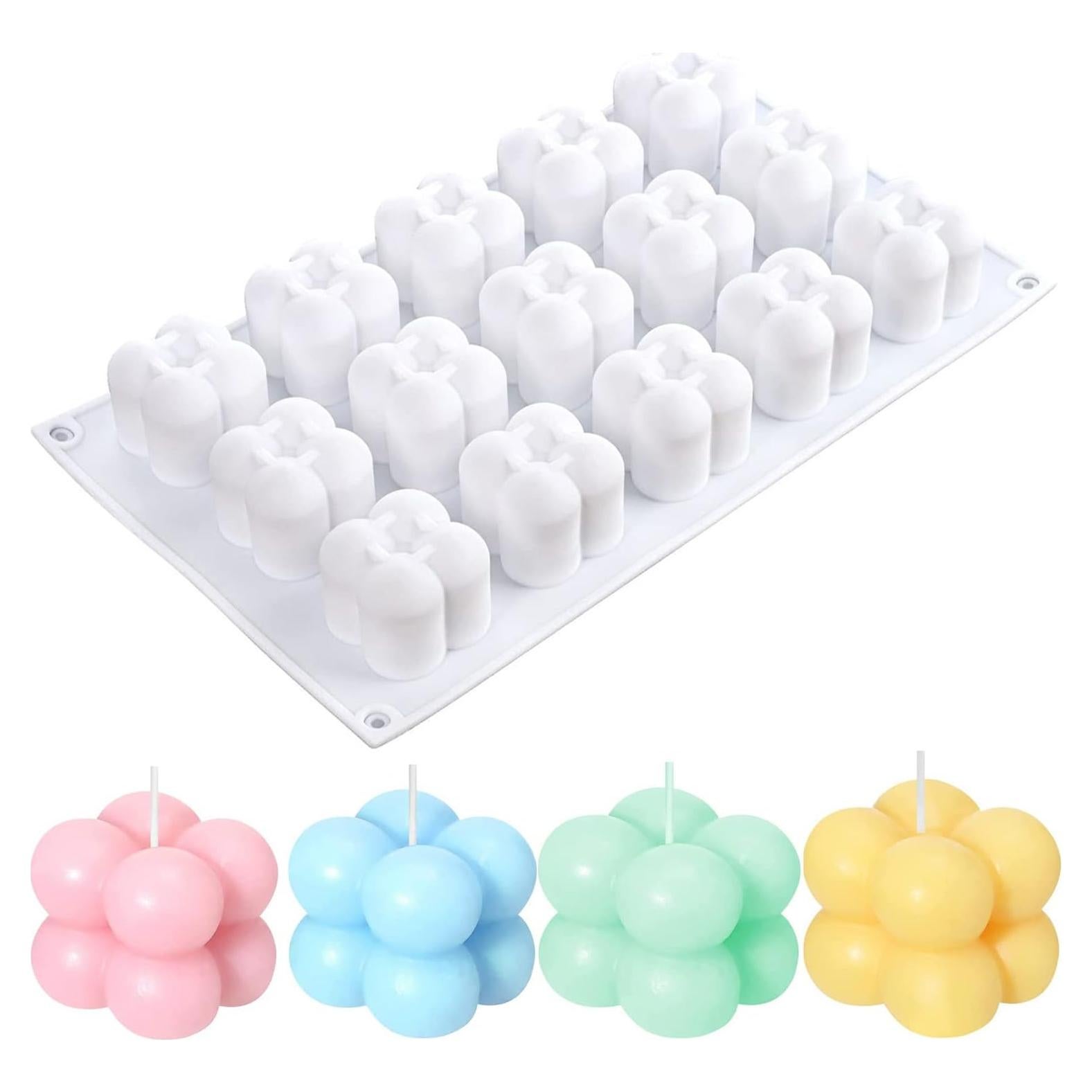 Molde de Silicona para Velas 3D Konrisa 15 Cavidades
