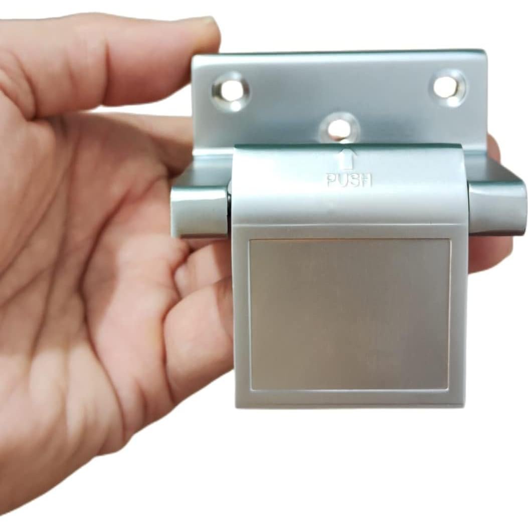 Cerradura de Refuerzo de Puerta Wannianmu Plateada Antirrobo